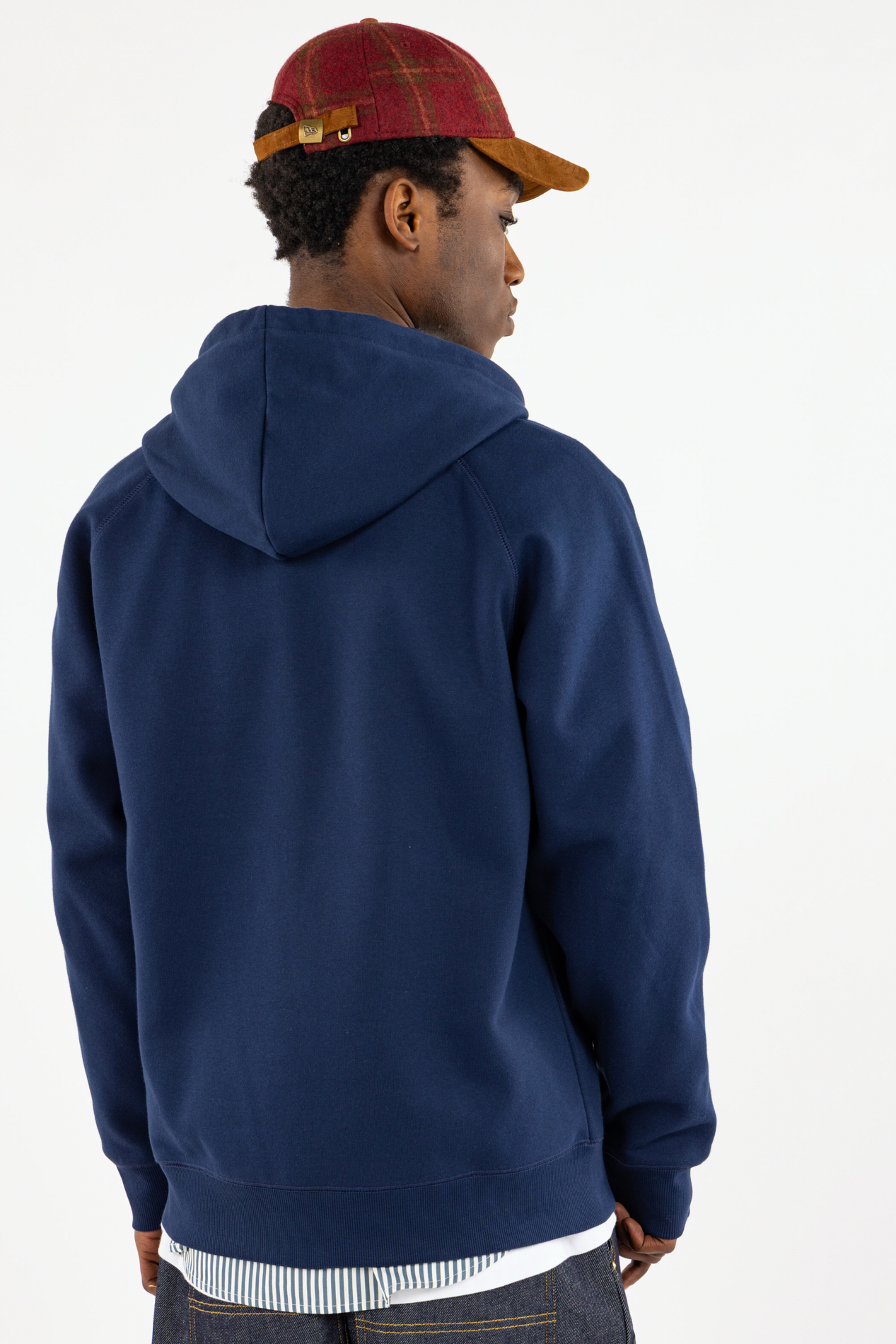 Zippered hoodie Blue