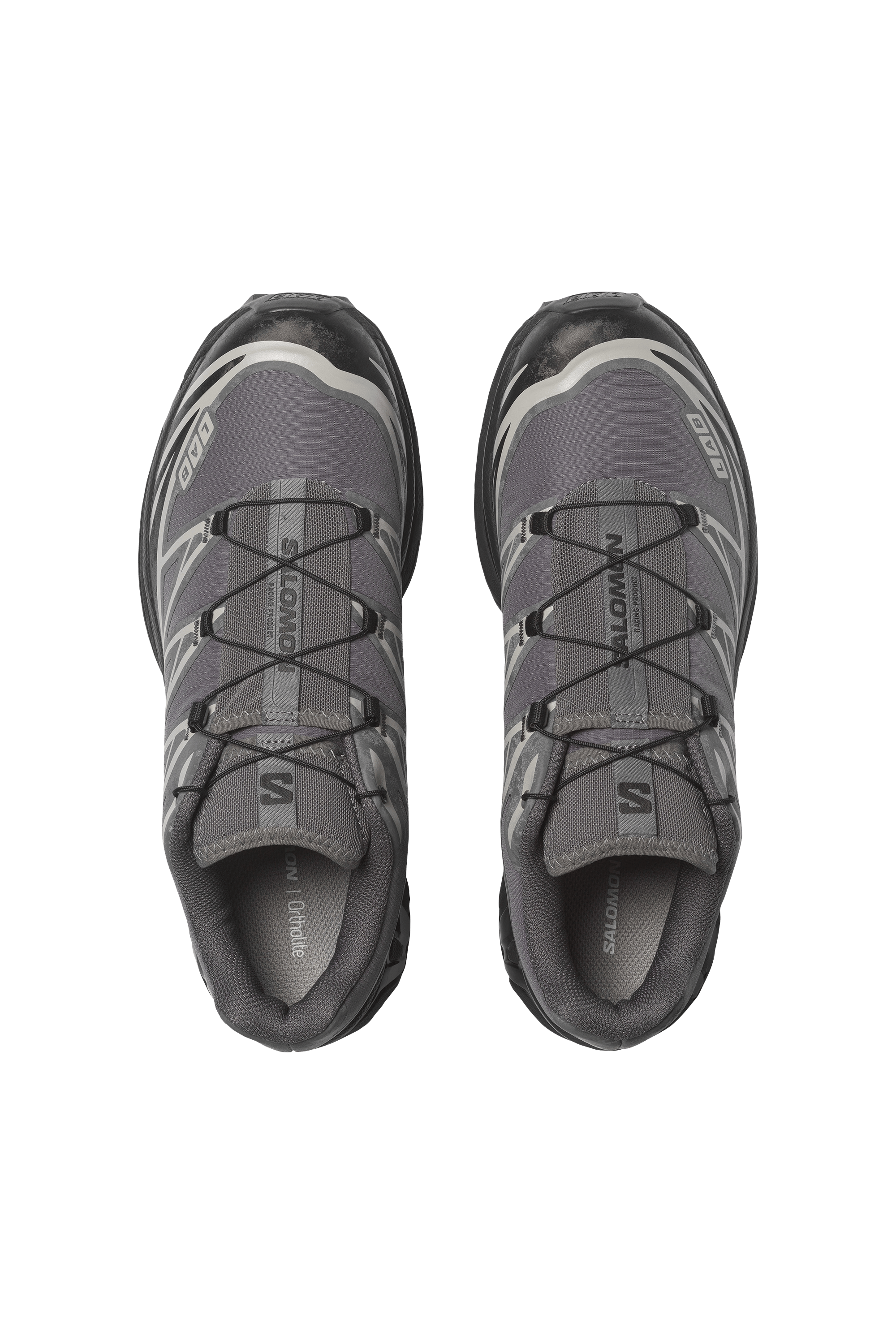 Men?s Storm 96 LO fabric and leather sneakers | Beige SALOMON Men