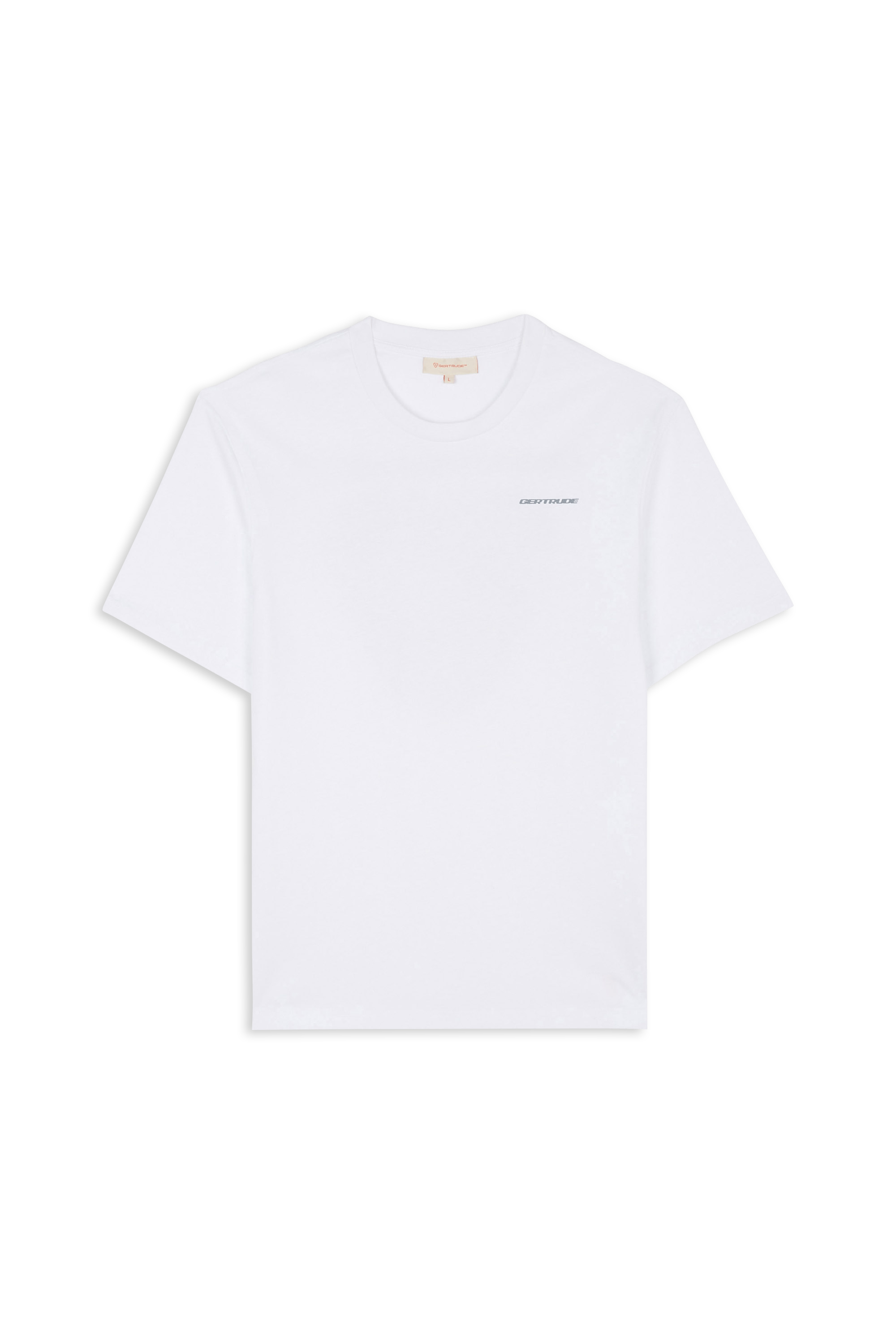 Regular-fit round-neck cotton T-shirt GERTRUDE White
