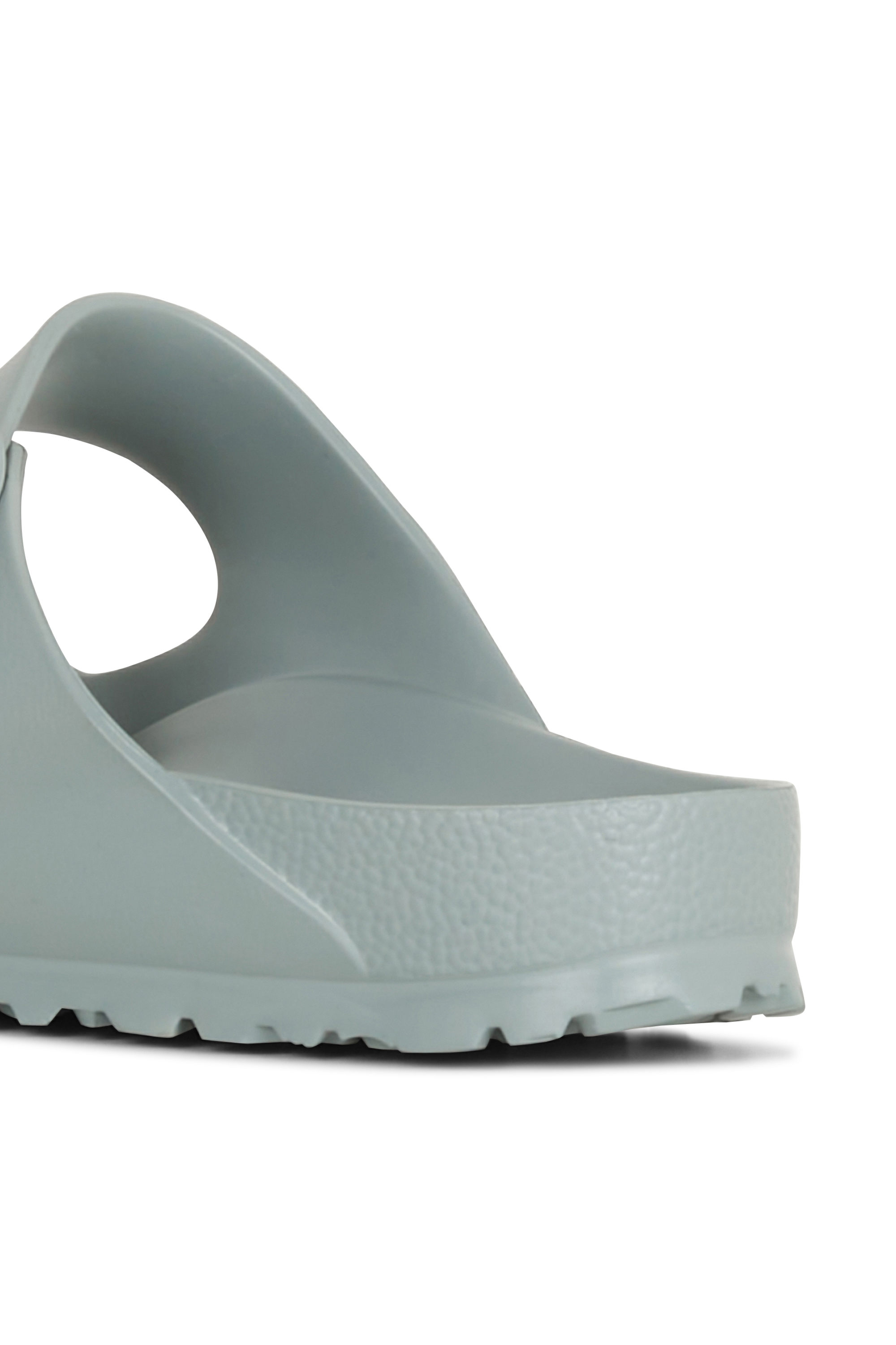 Flat furry sheepskin sandals Blue