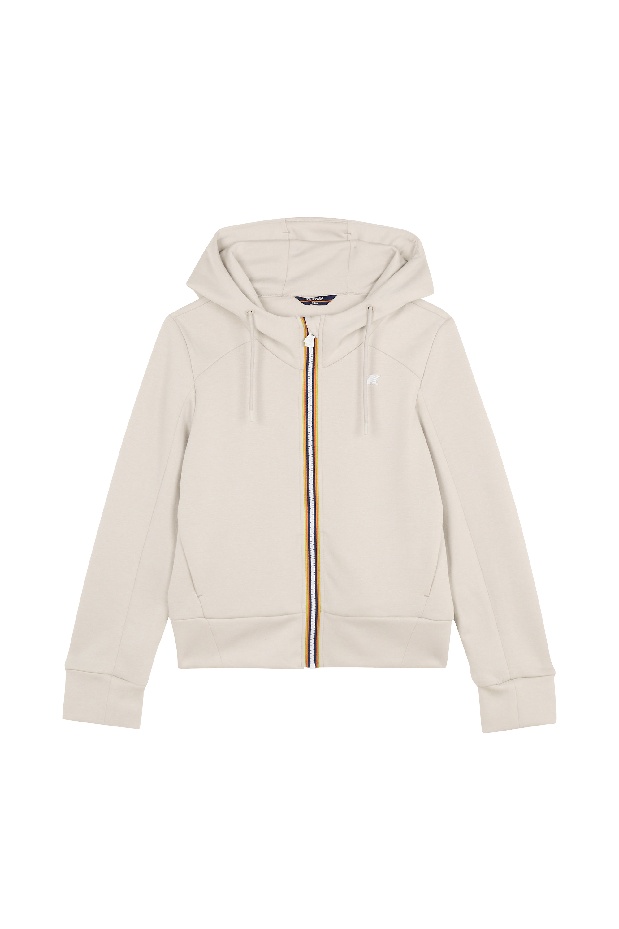 Hoodie zippée K-WAY Beige