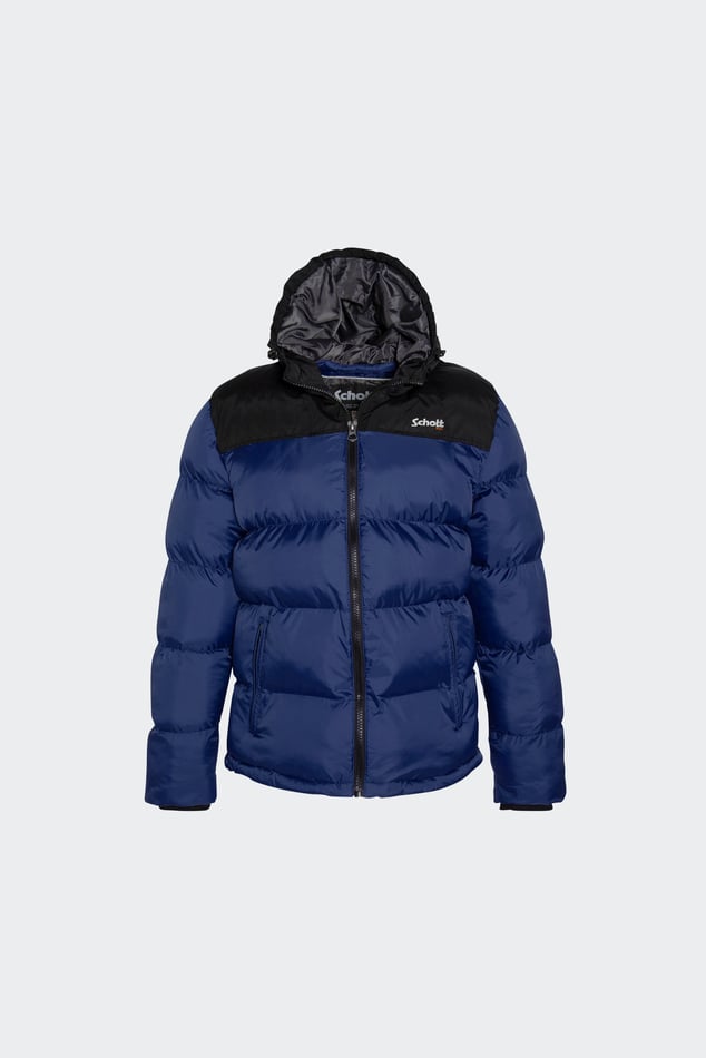 Doudoune Bleu Schott Homme Citadium