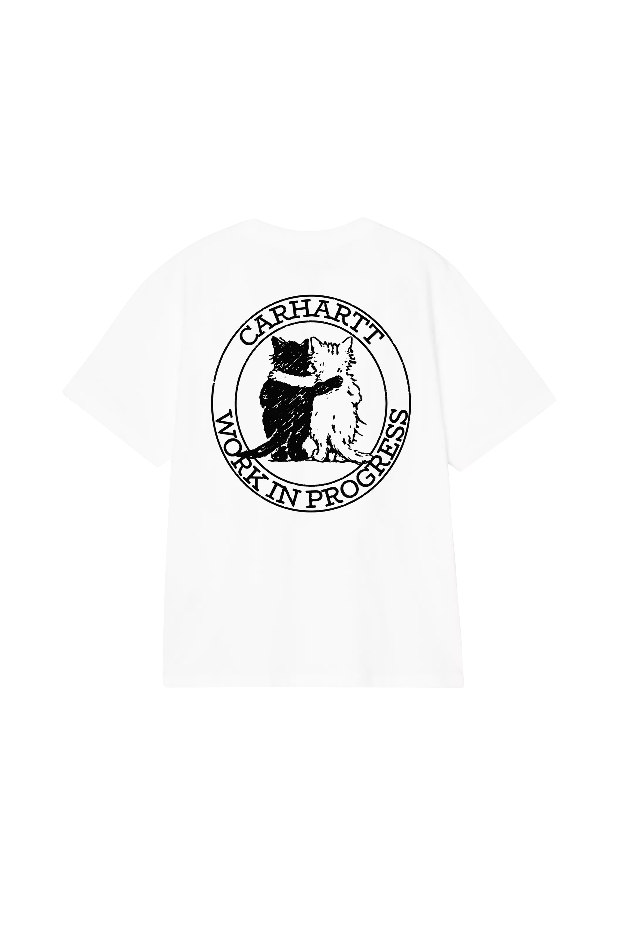 Regular-fit round-neck cotton T-shirt | White CARHARTT WIP Women