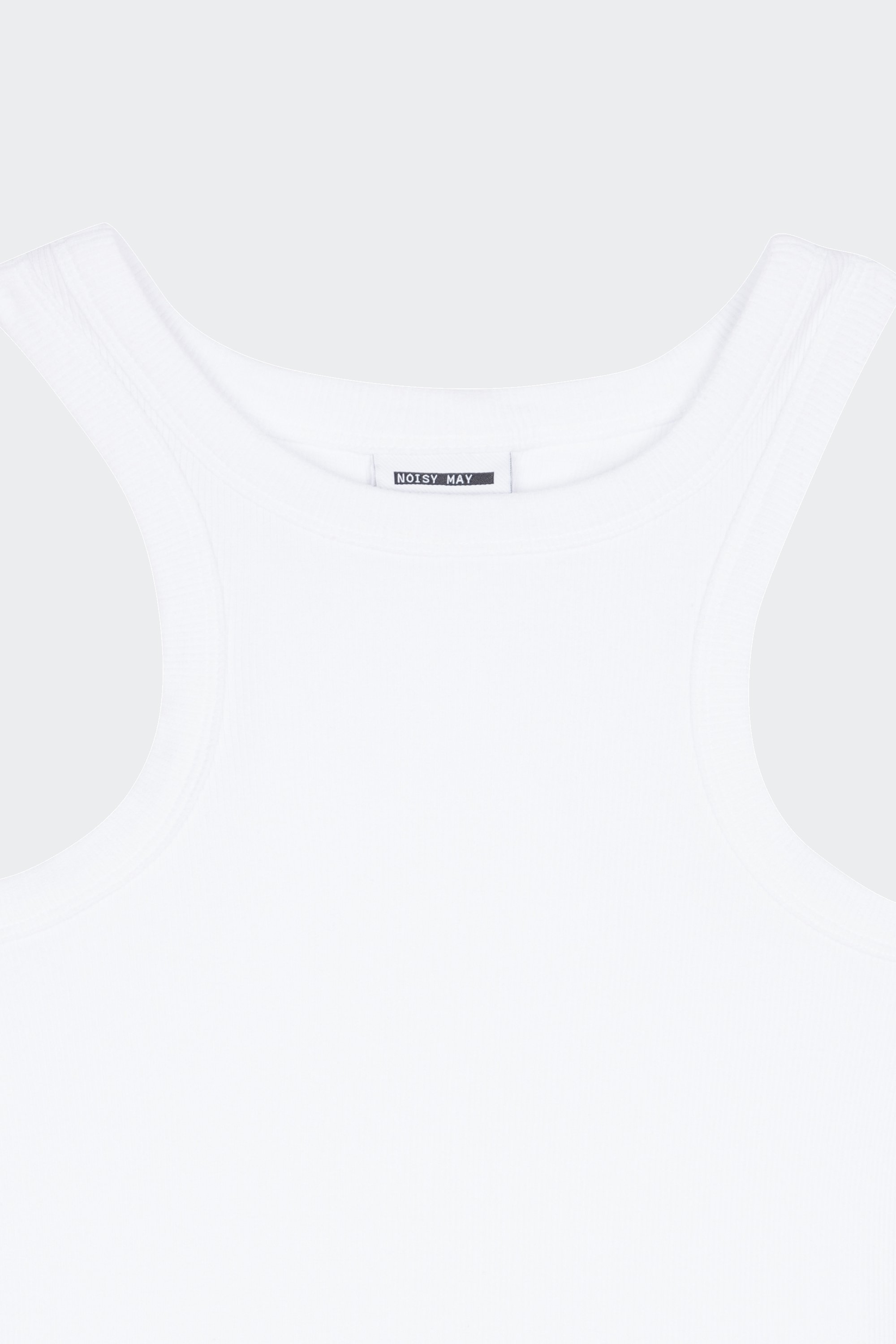 Tank top | White by NOISY MAY Tank top White