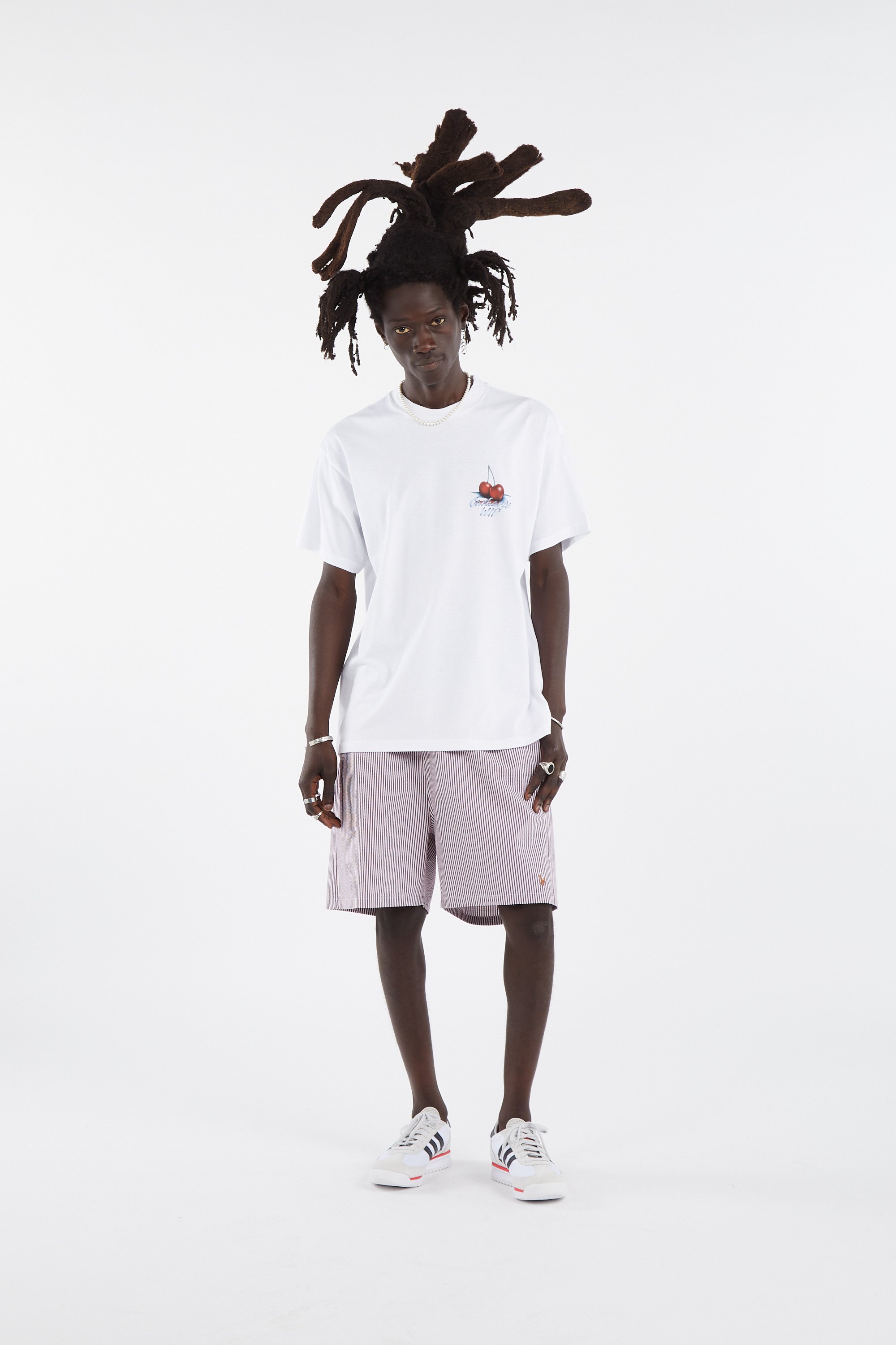 T-Shirt S/s jake garcia t-Shirt White Carhartt wip - Men