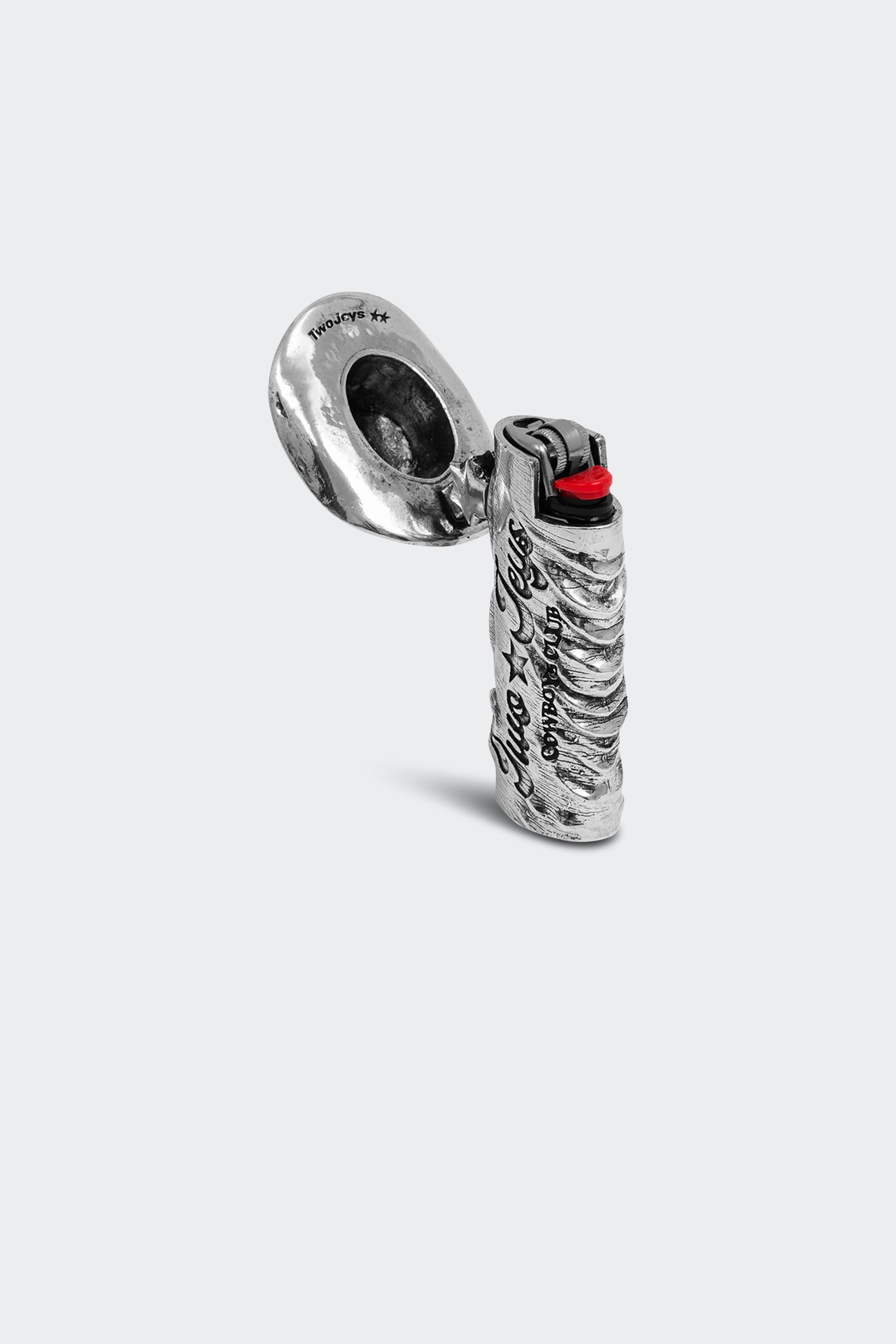 Lighter holder | Silver by TWOJEYS Lighter holder Silver