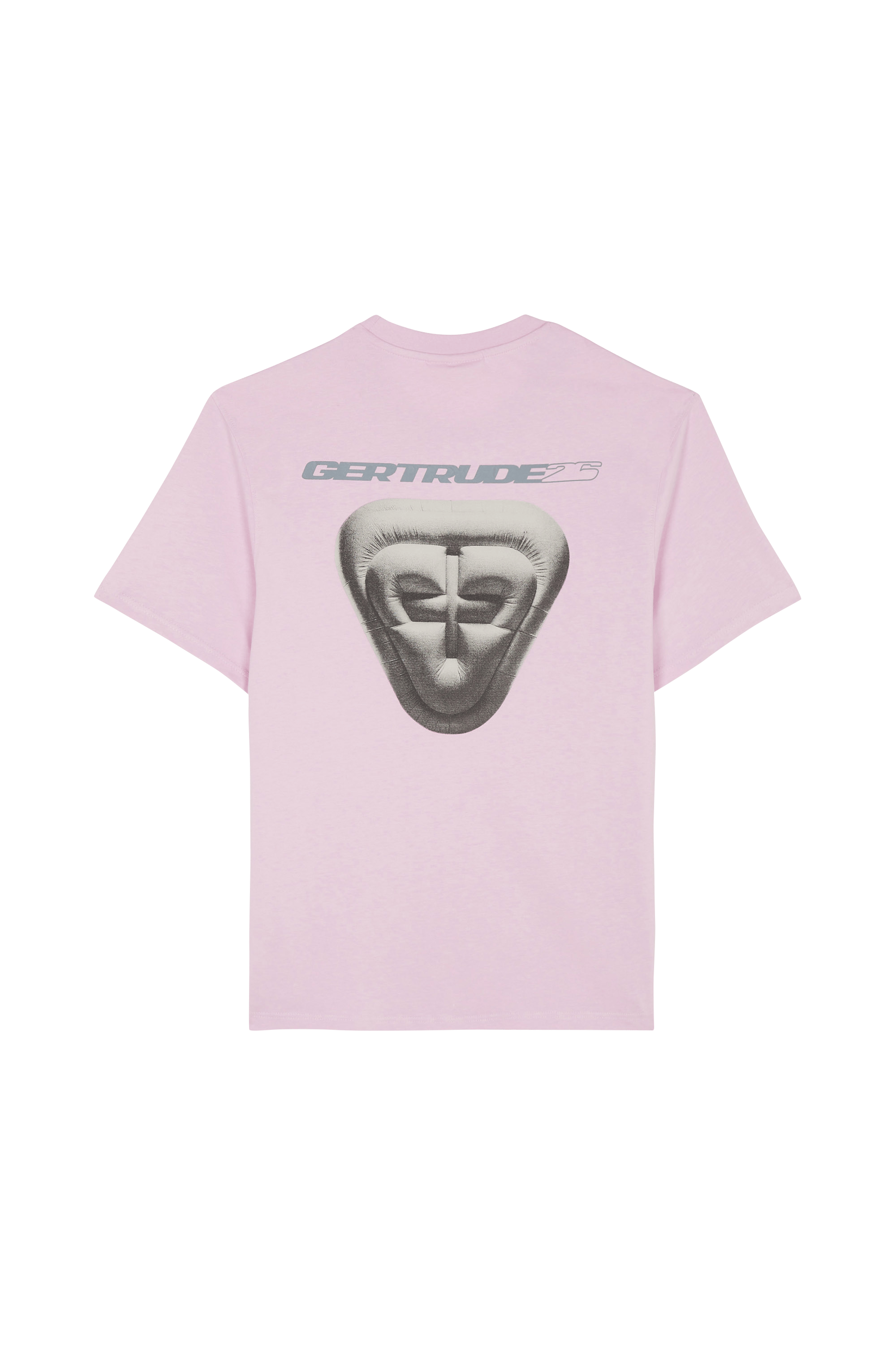 Regular-fit round-neck cotton T-shirt GERTRUDE Pink