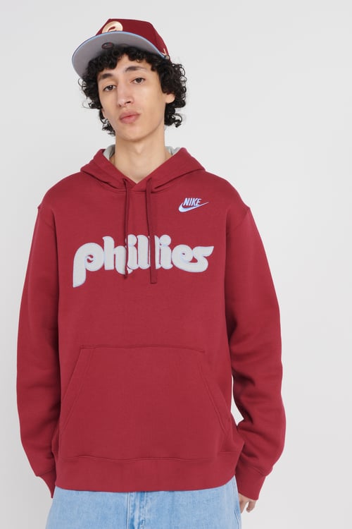 NIKE MLB Hoodie Rouge