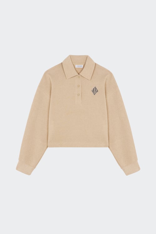 Polo - Taille 40 Beige