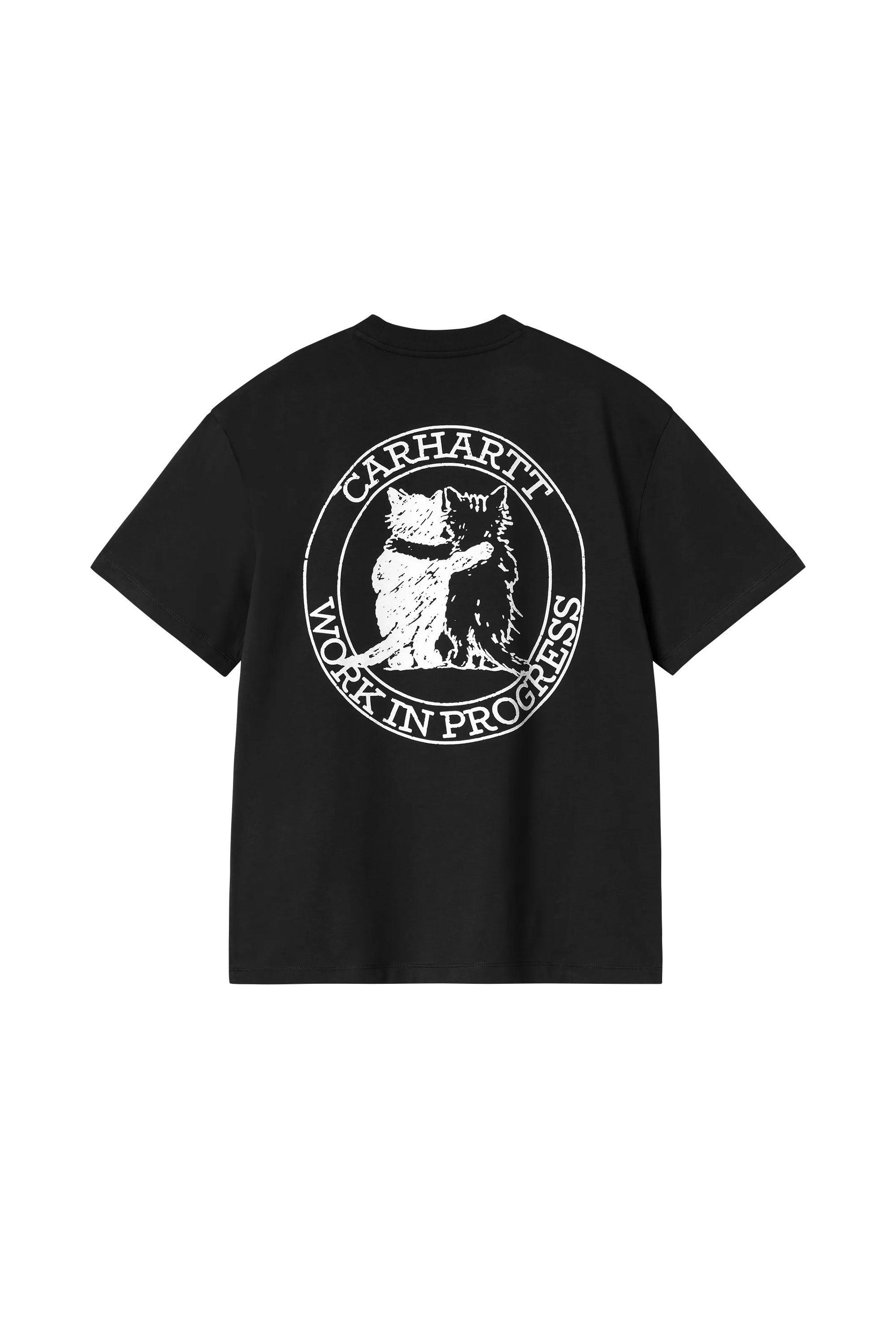 Regular-fit round-neck cotton T-shirt | Black CARHARTT WIP Women