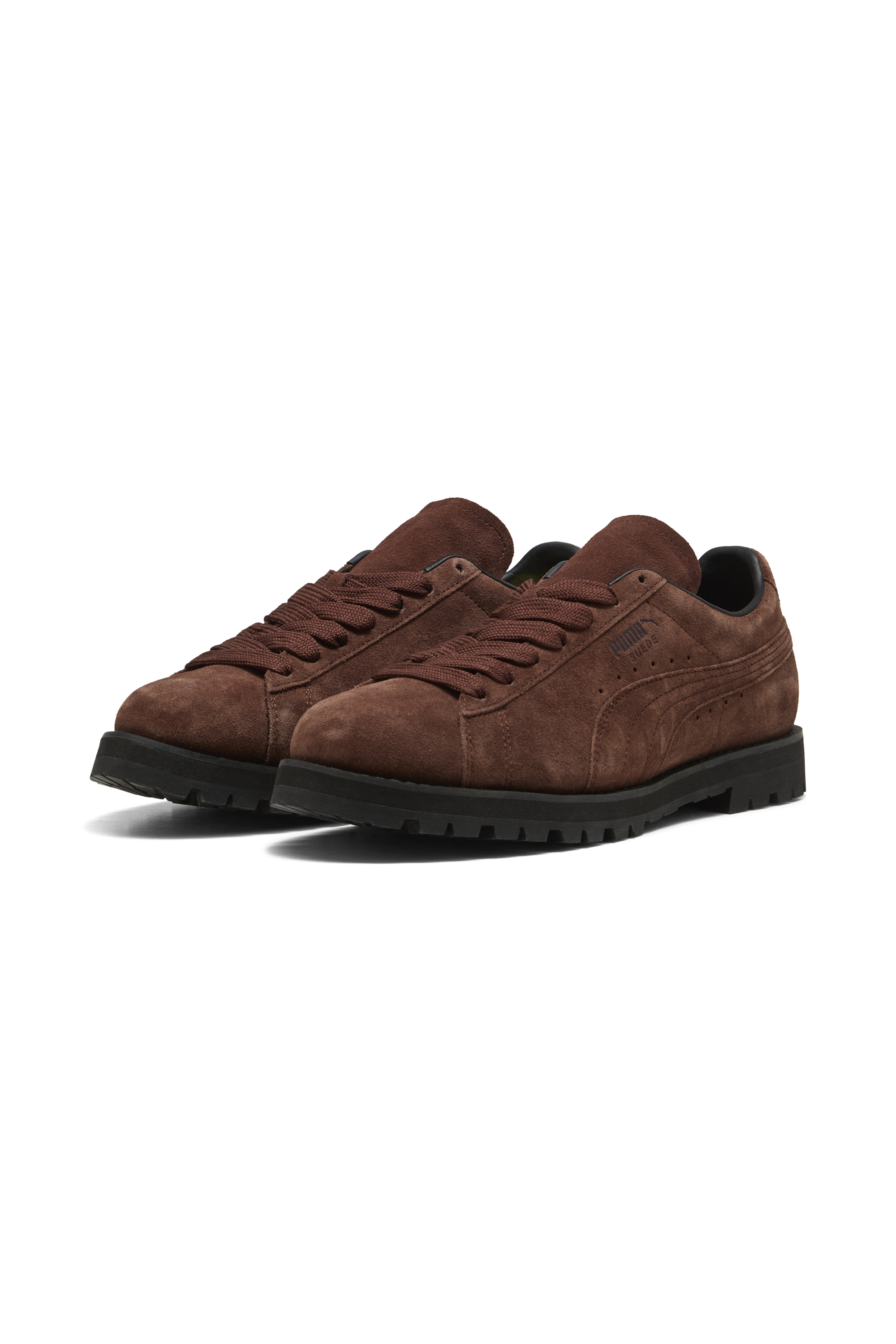 Men?s Storm 96 LO fabric and leather sneakers | Brown PUMA Women