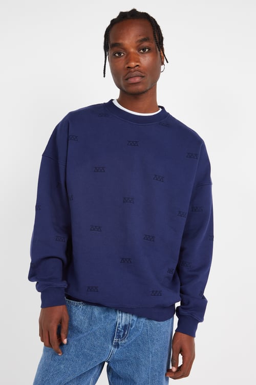 HOLOGRAM Sweatshirt Bleu