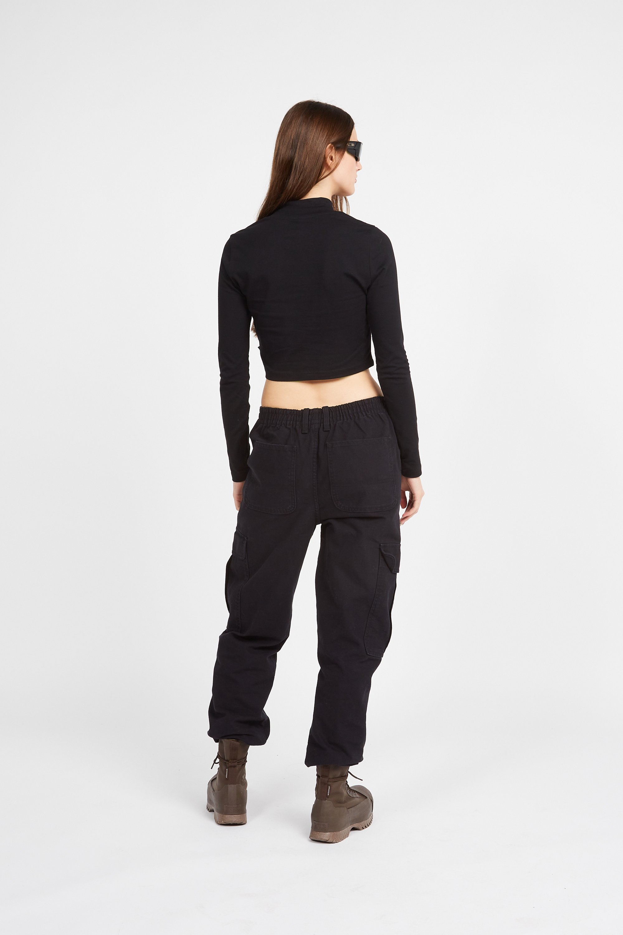 Pantalon cargo Noir