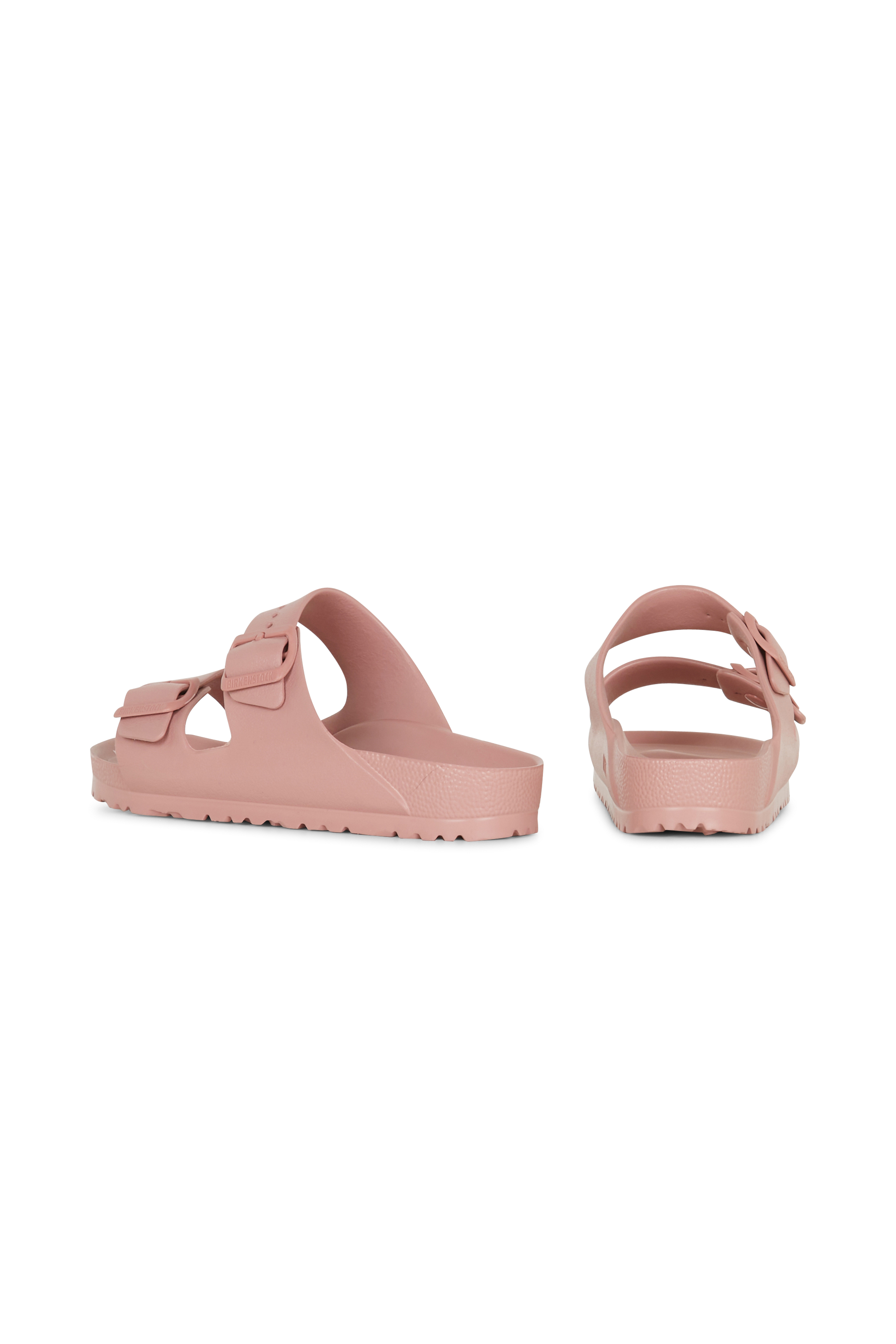Flat furry sheepskin sandals Pink
