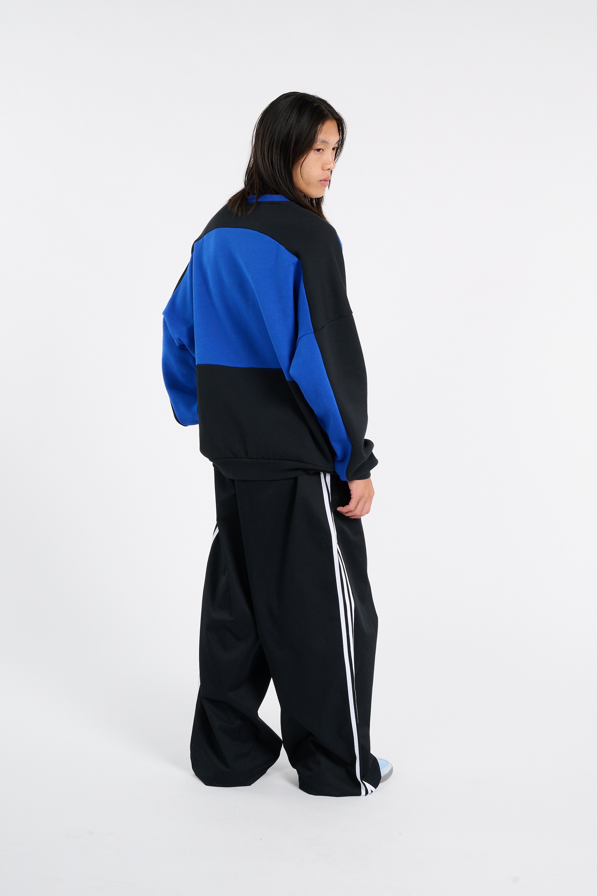 Men?s Storm 96 LO fabric and leather sneakers | Blue ADIDAS Men
