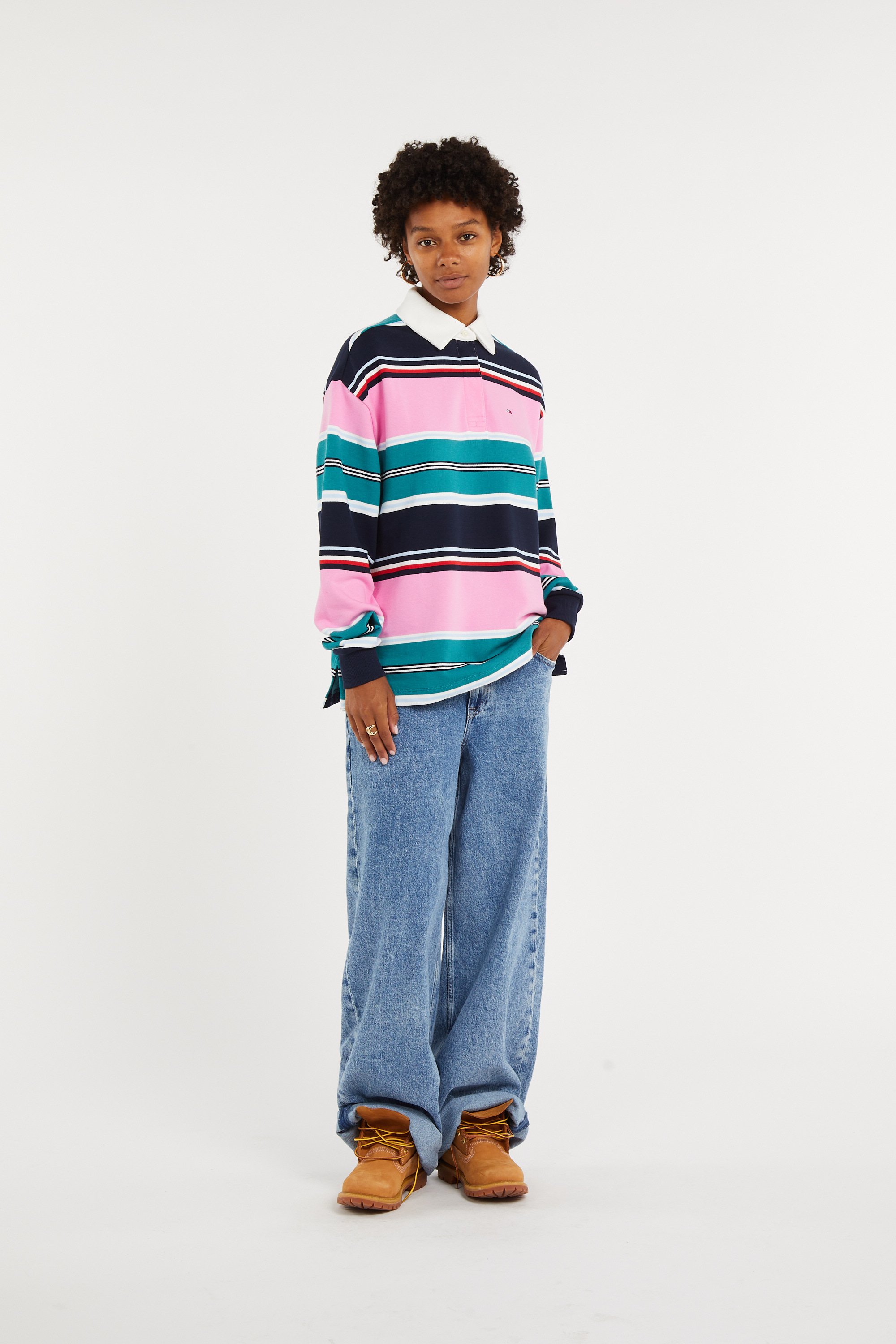 Polo TOMMY JEANS Rose