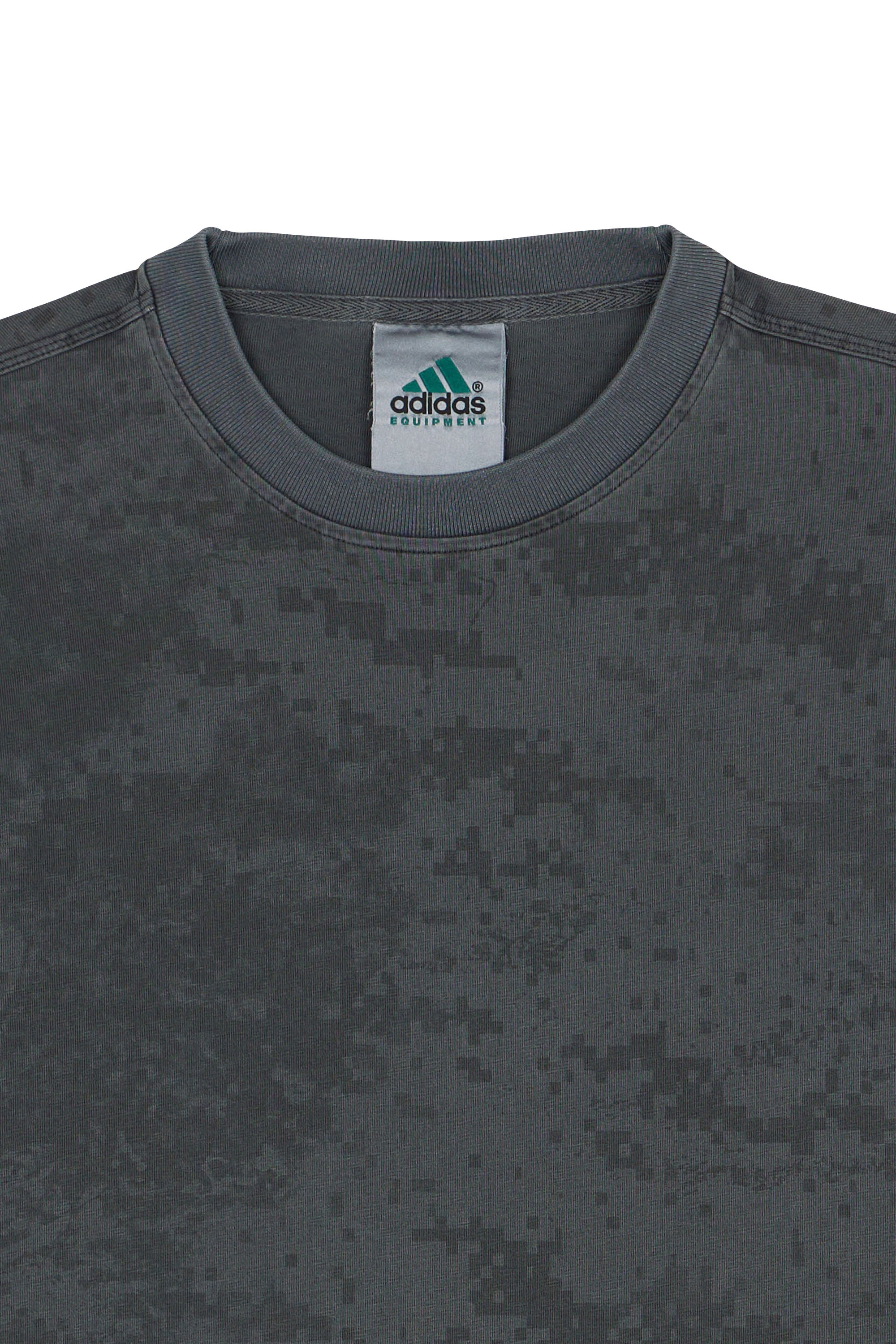 Regular-fit round-neck cotton T-shirt | Grey ADIDAS Men