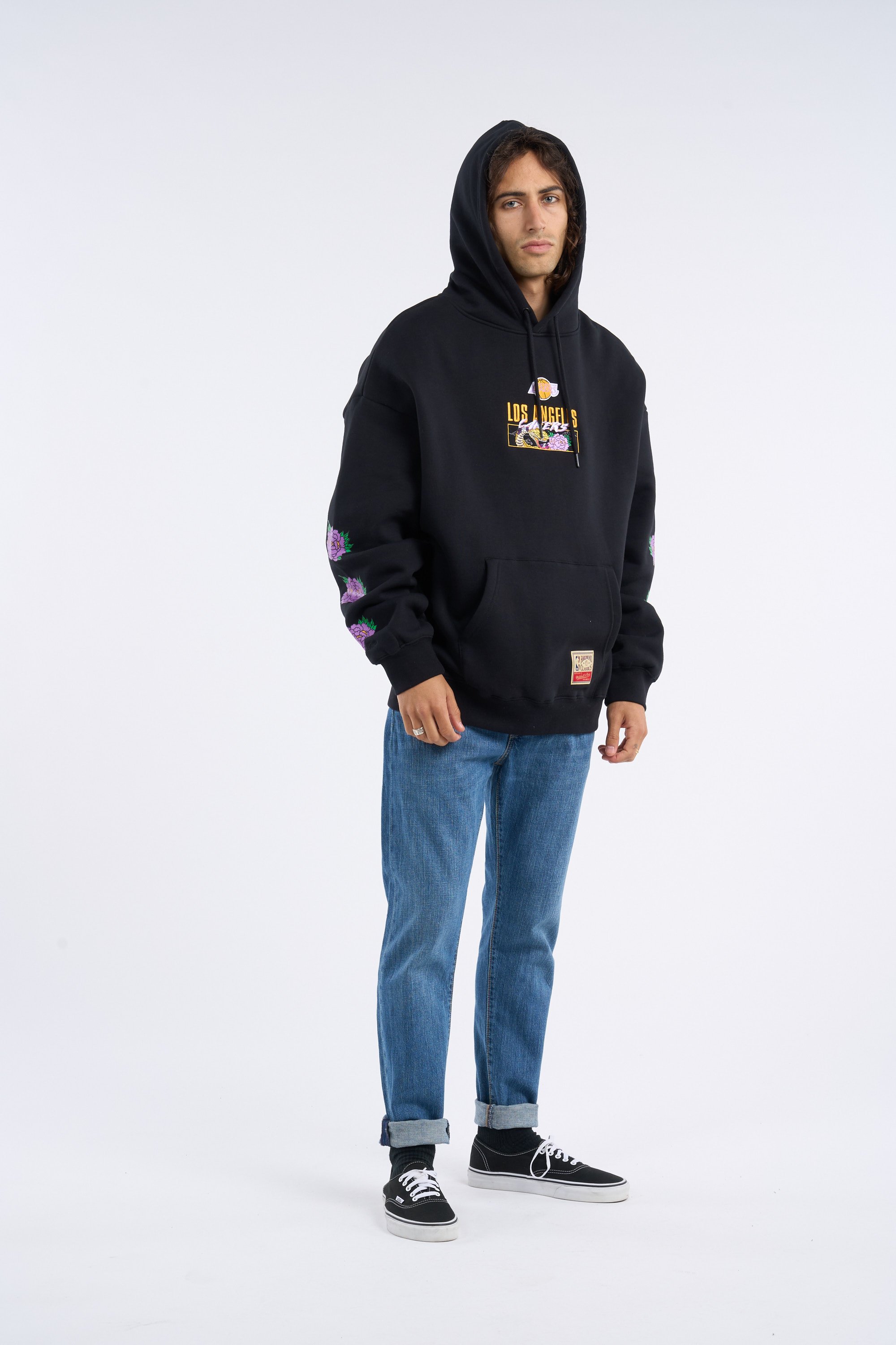 Hoodie MITCHELL & NESS Noir