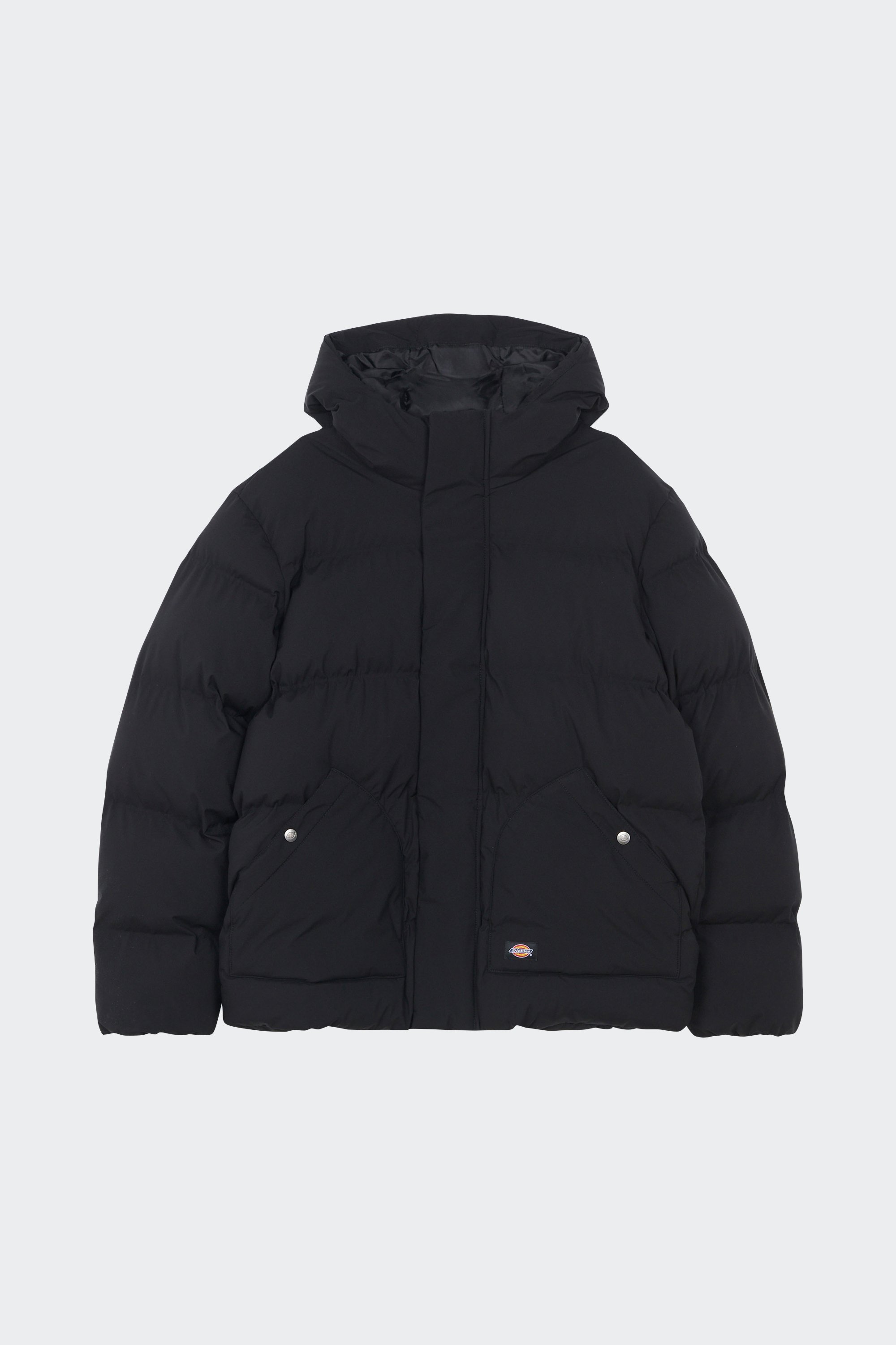 Lightweight quilted padded jacket with high neck | Black by DICKIES Lightweight quilted padded jacket with high neck Black