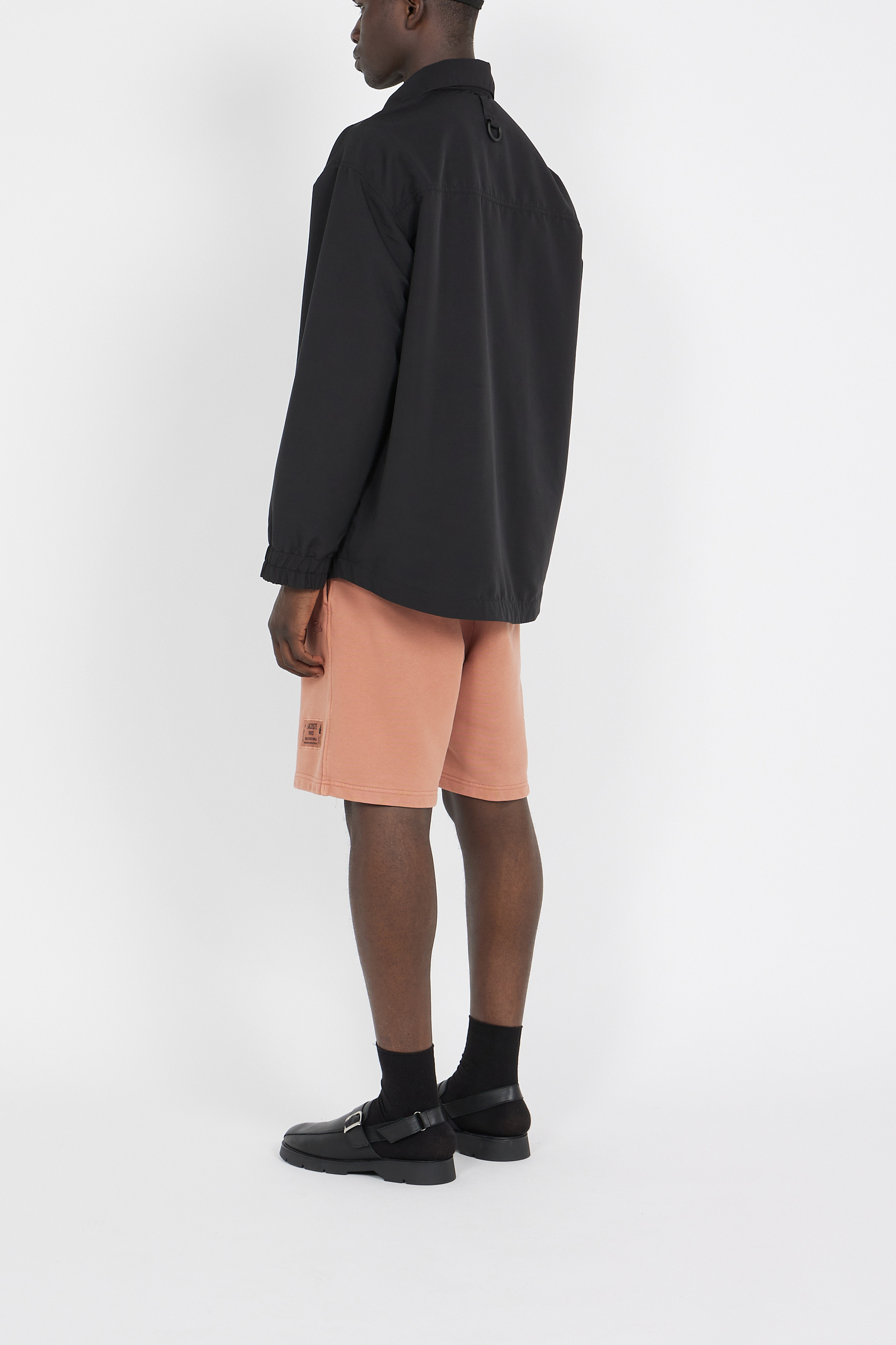 Flat furry sheepskin sandals | Black KLEMAN Men