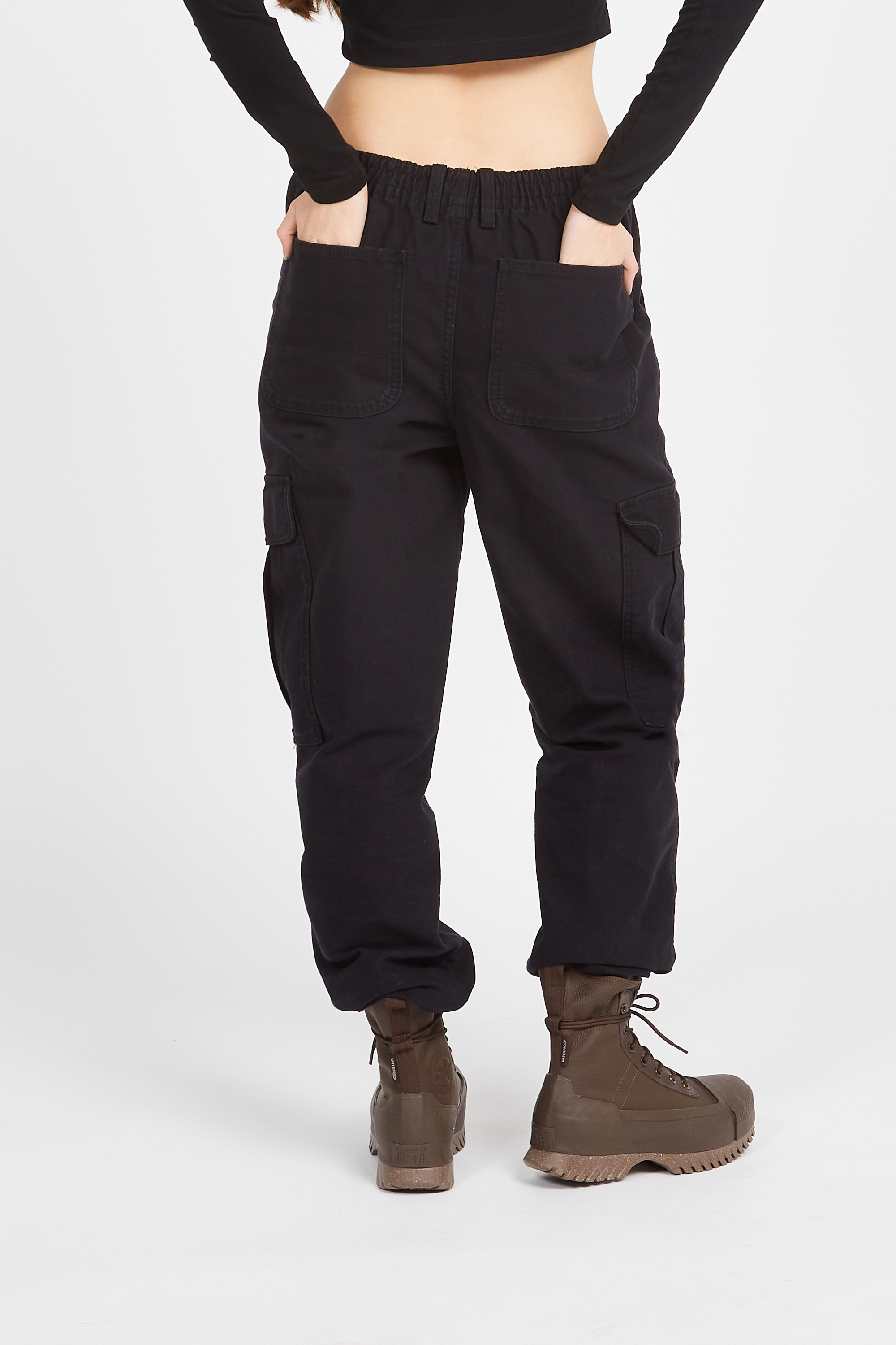 Pantalon cargo Noir