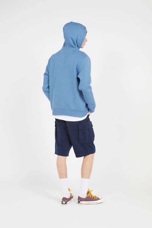 SCHOTT Hoodie Bleu