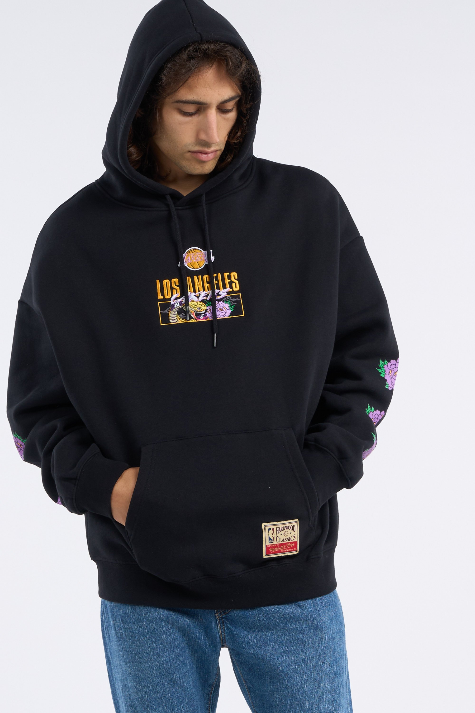 Hoodie | Black by MITCHELL & NESS Hoodie Black