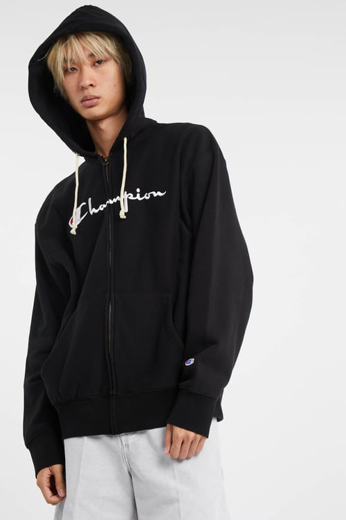 CHAMPION Hoodie zippé Noir