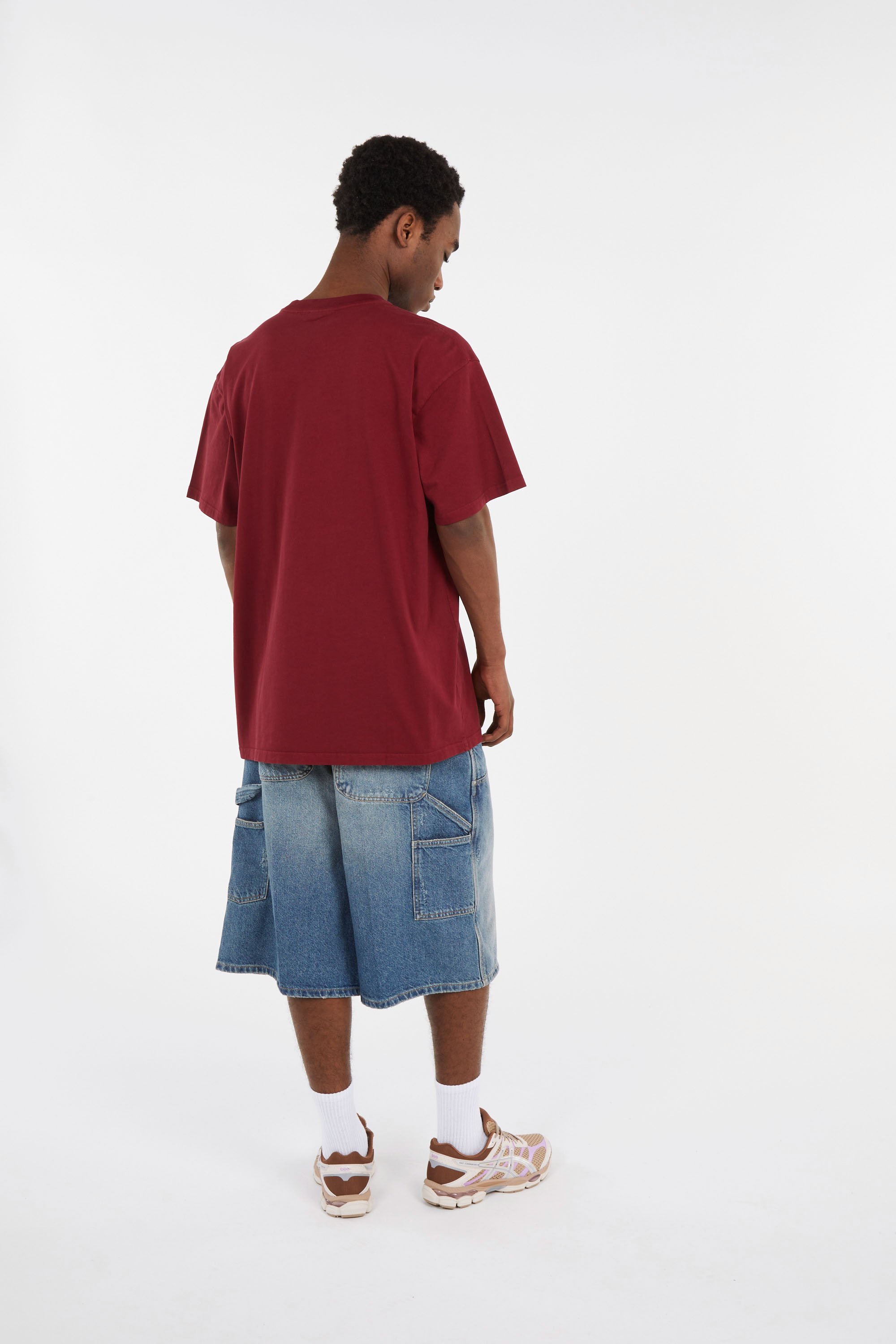 Bermuda en jean Bleu