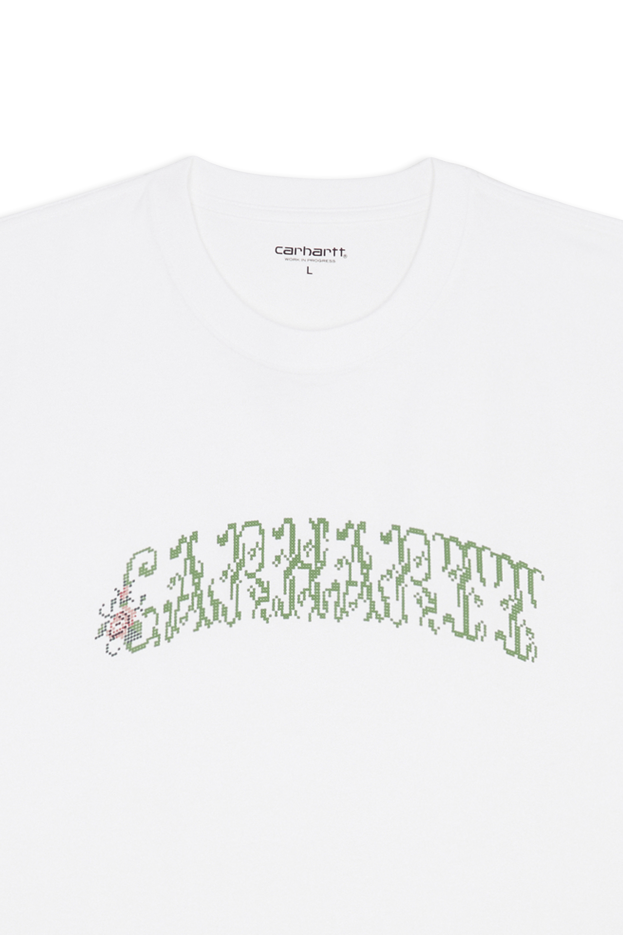 Regular-fit round-neck cotton T-shirt White