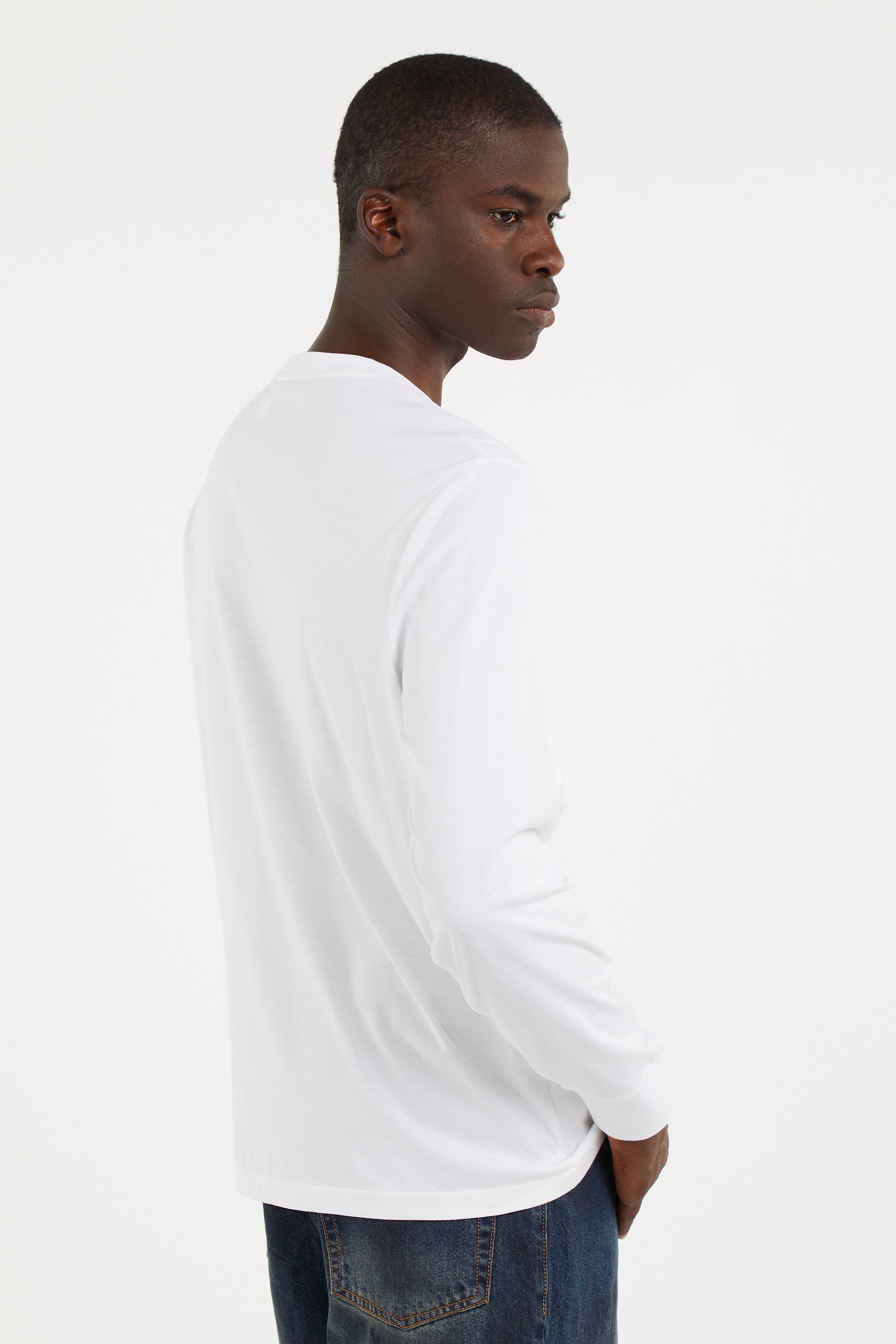 Round-neck cotton T-shirt | White POLO RALPH LAUREN Men