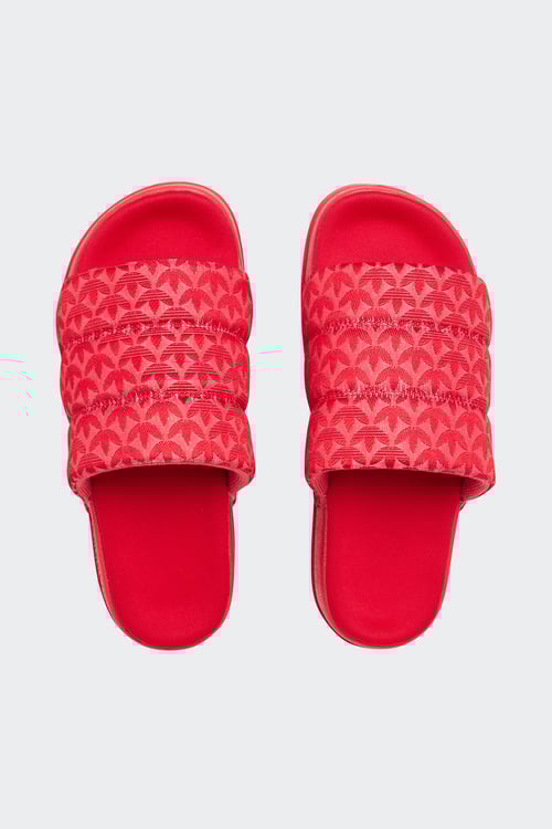 ADIDAS Claquettes Rouge