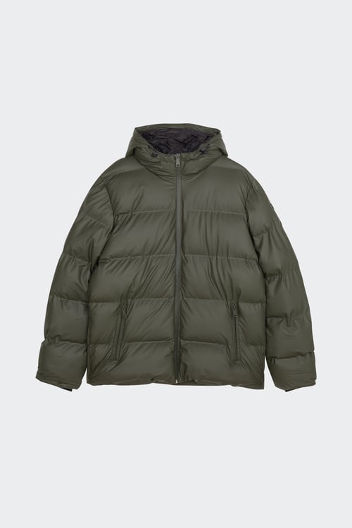 SCHOTT Puffer Jacket Green