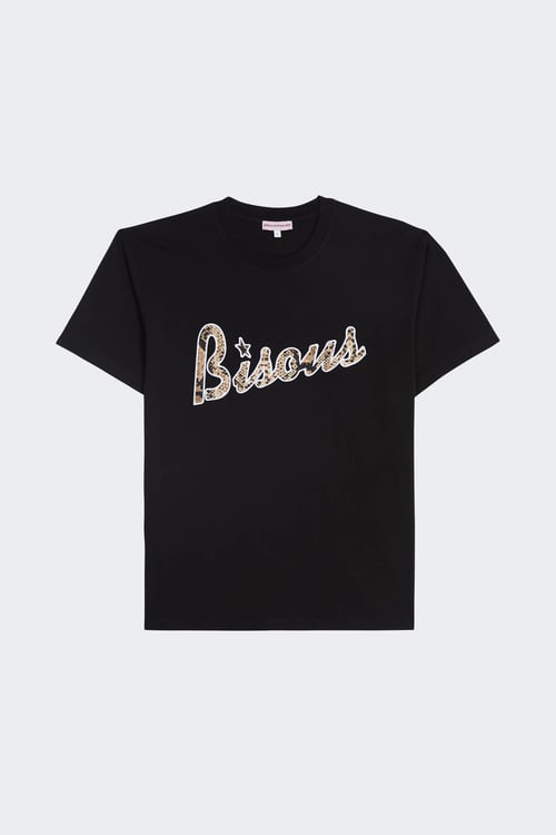 BISOUS SKATEBOARDS T-shirt Noir