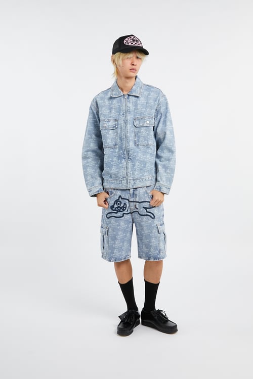 ICE CREAM Short Bleu