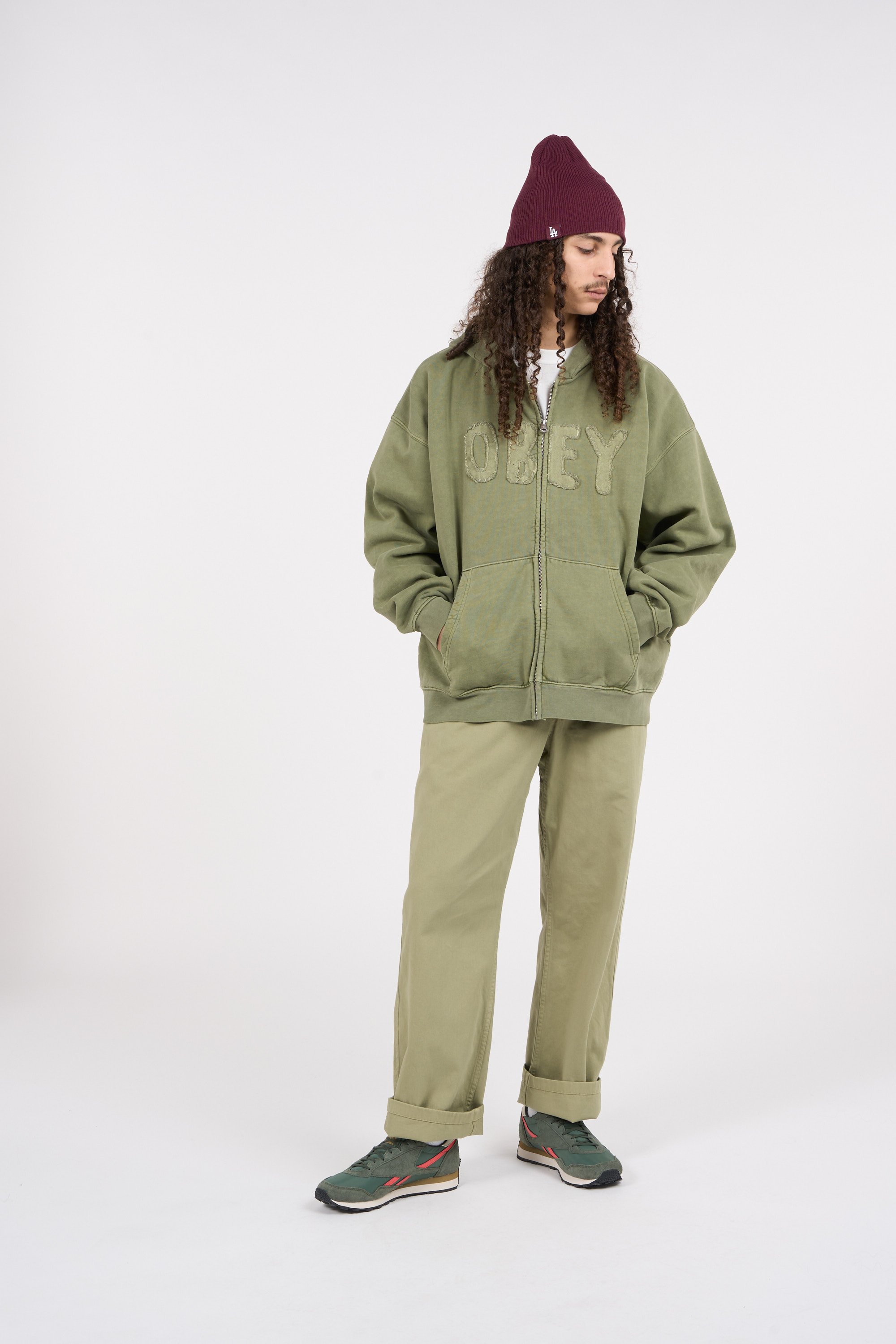 Hoodie | Green by OBEY Hoodie Green