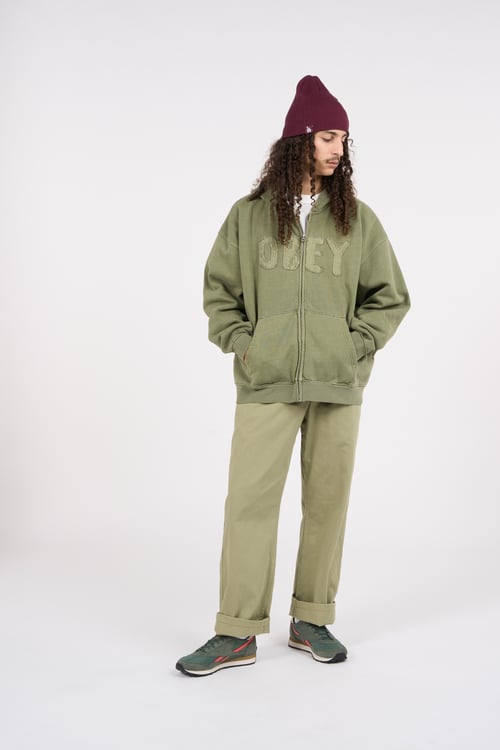 OBEY Hoodie Vert