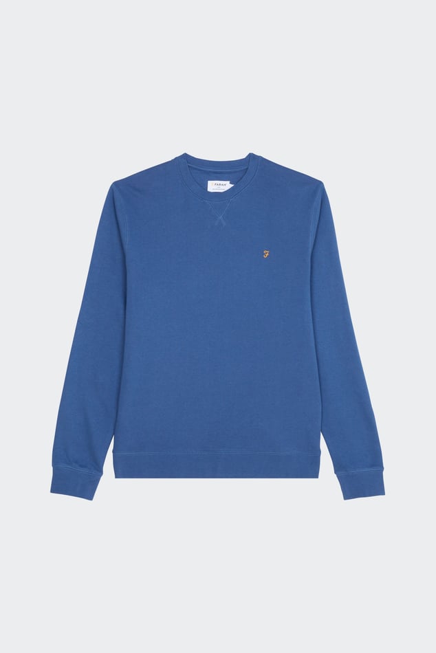 Sweatshirt Tim Blue Farah Man Citadium