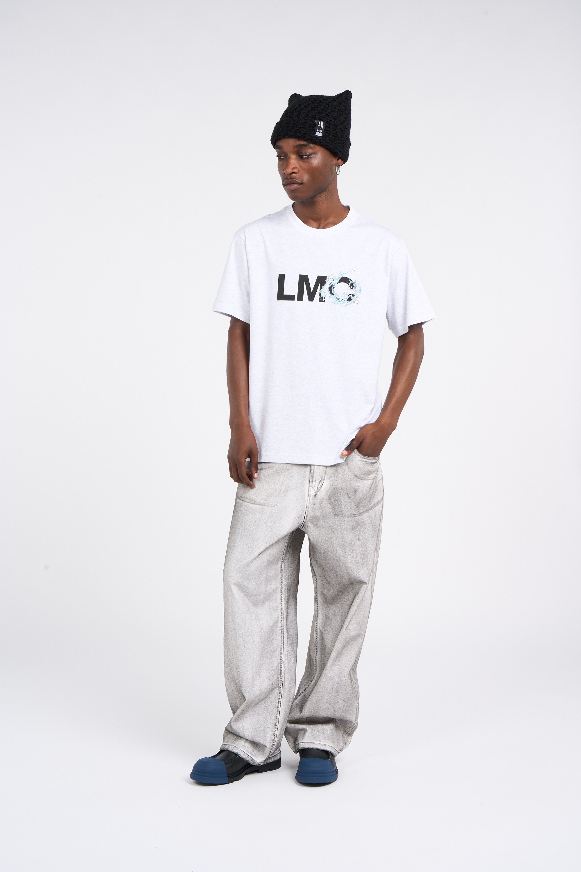 T-shirt LOST MANAGEMENT CITIES Gris