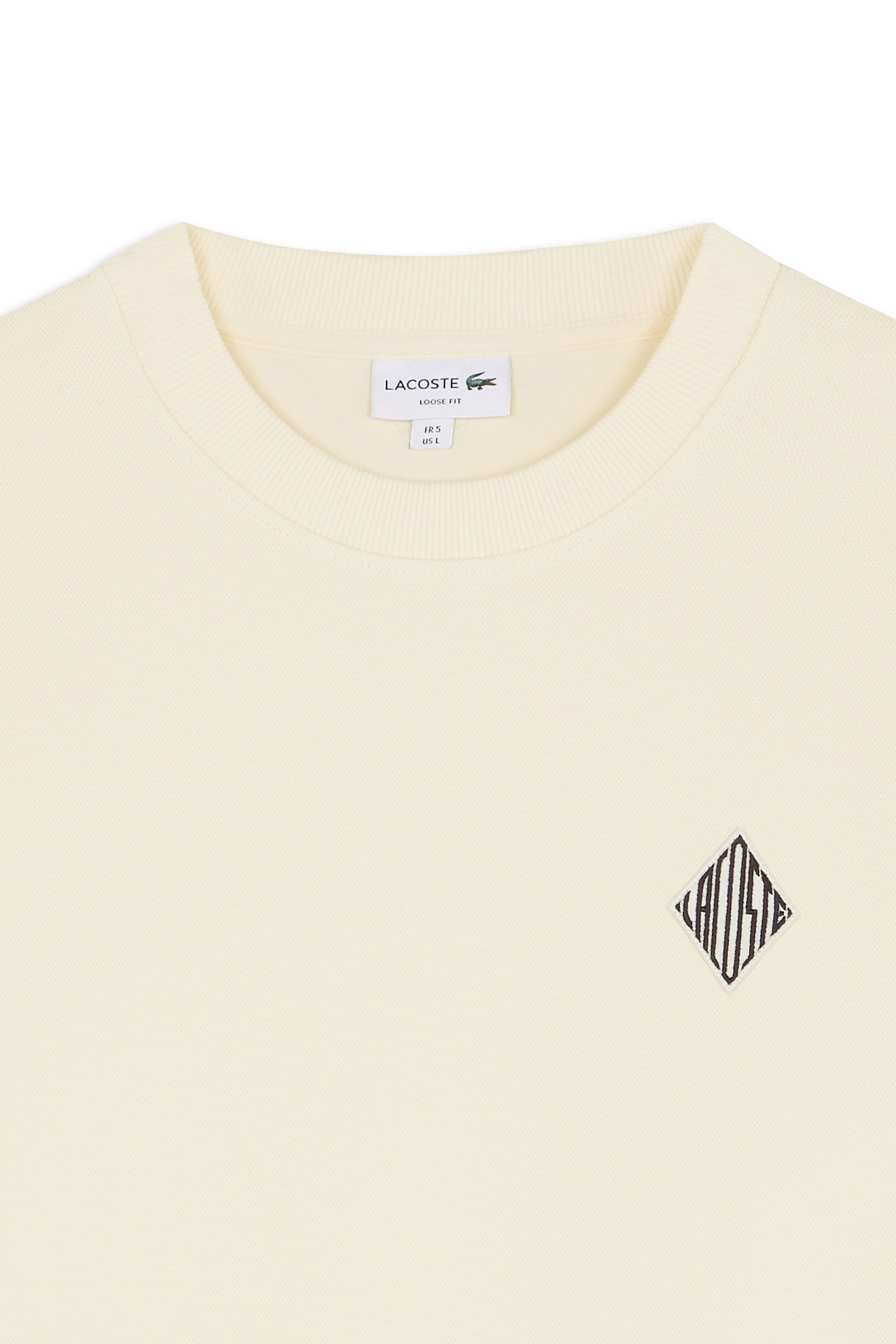 Sweatshirt  LACOSTE Jaune