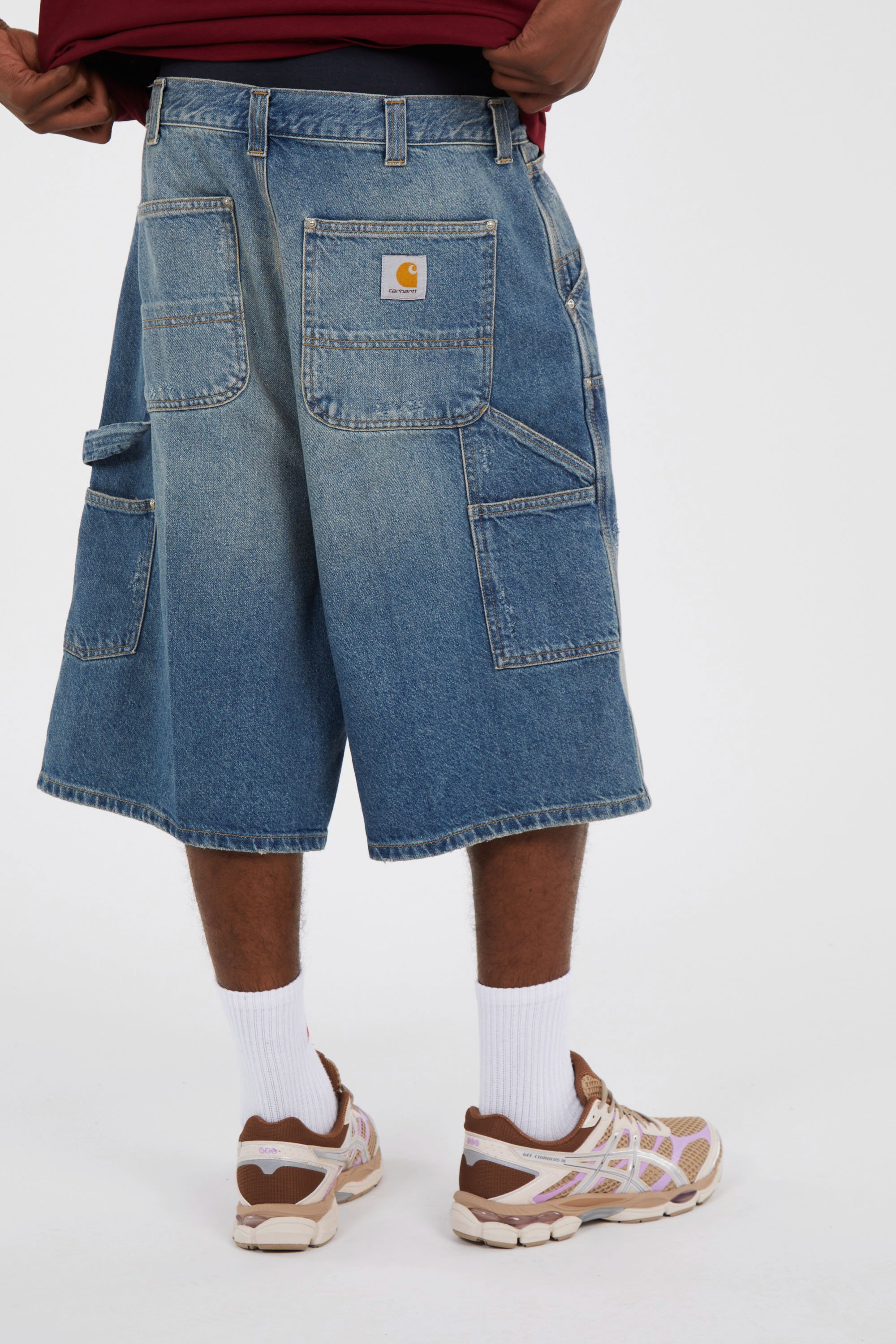 Bermuda en jean Bleu