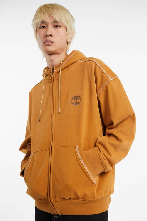 TIMBERLAND Hoodie zippé Jaune
