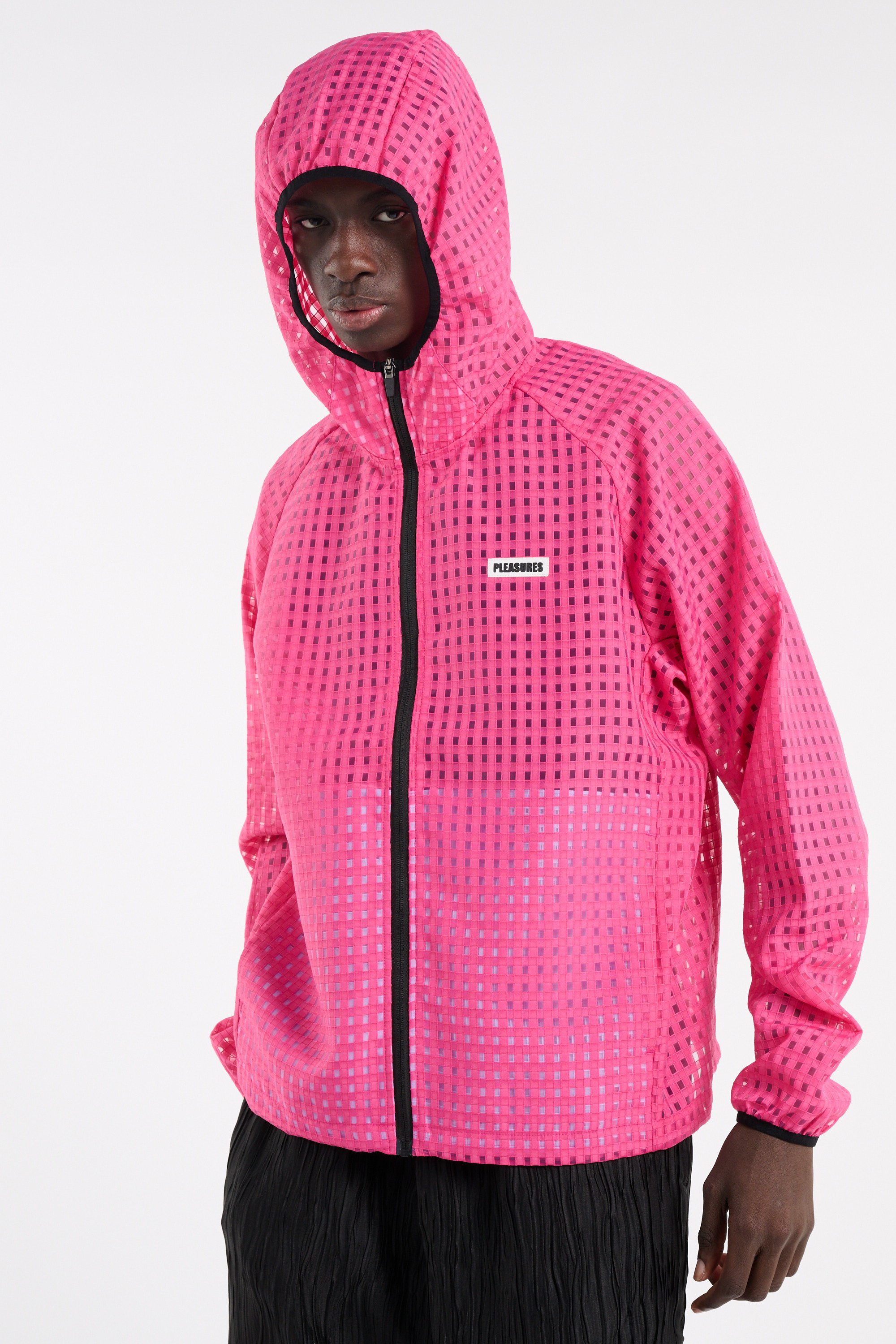 Veste ample à capuche | Rose PLEASURES Homme