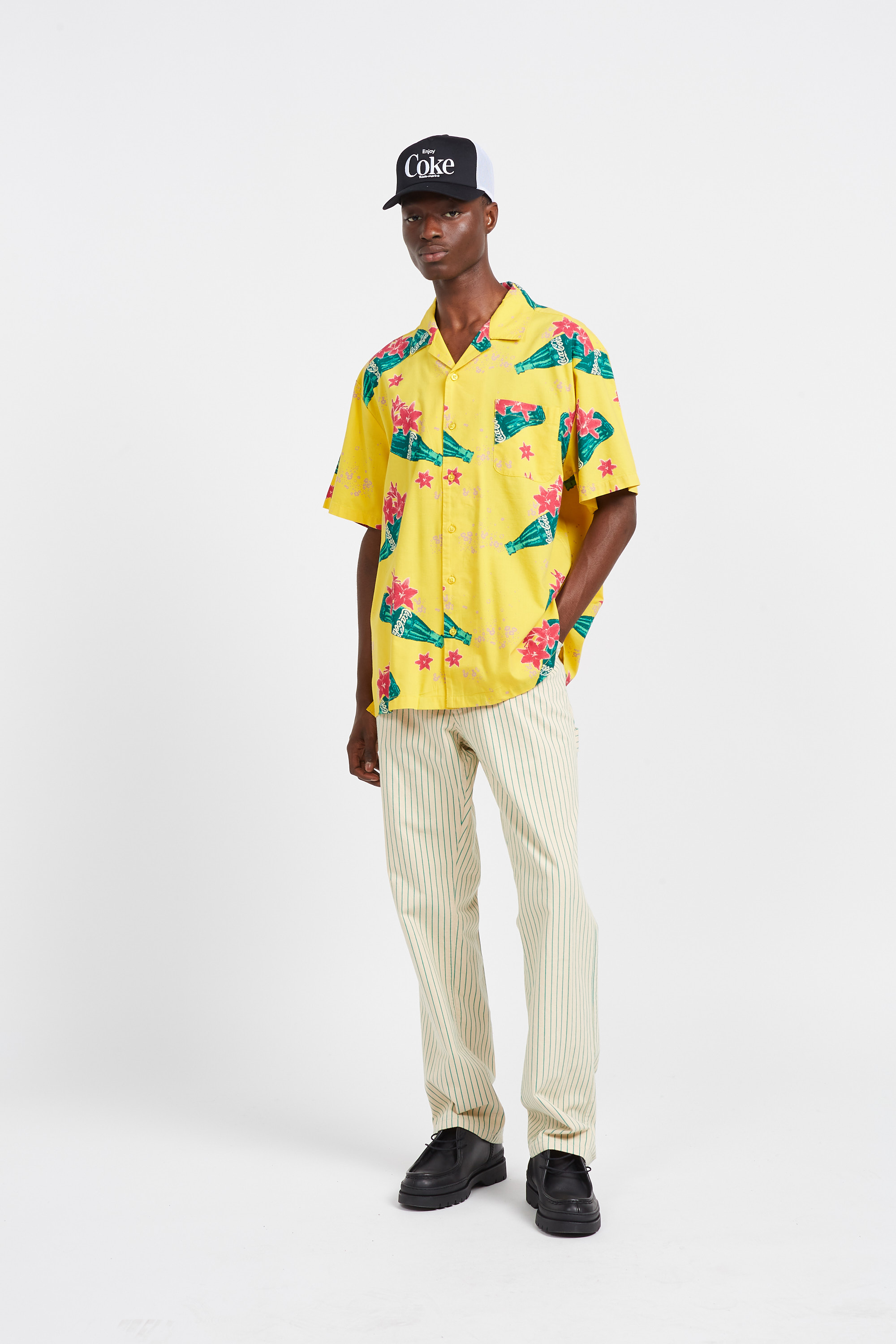 Chemise - Brixton x COCA COLA  Jaune