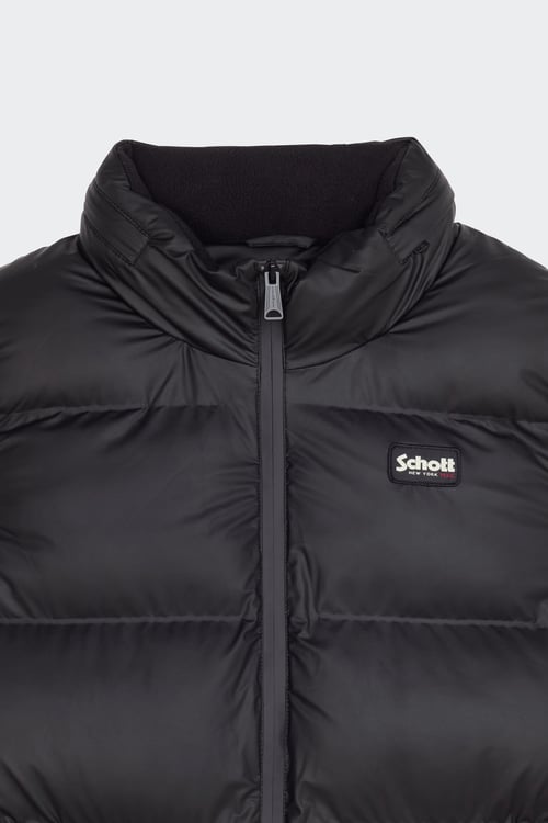 SCHOTT Puffer Jacket Black