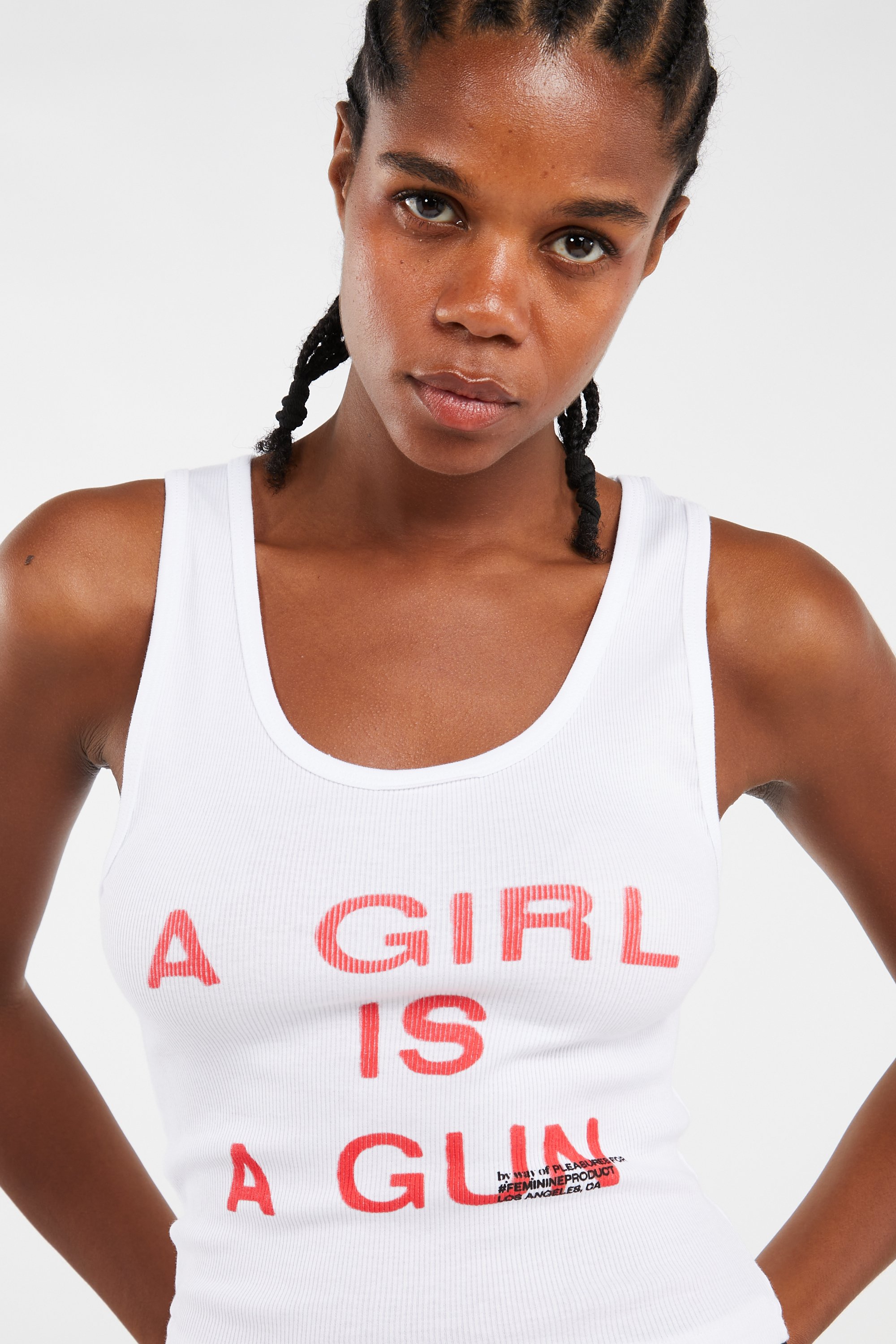 Tank top PLEASURES White