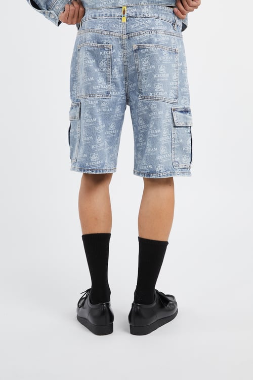 ICE CREAM Short Bleu