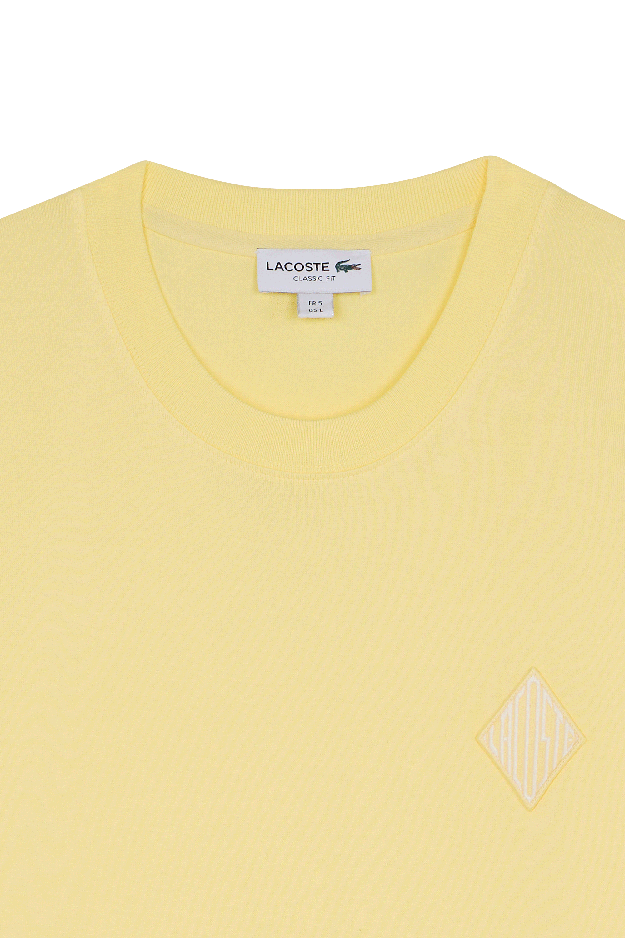 T-shirt LACOSTE Jaune