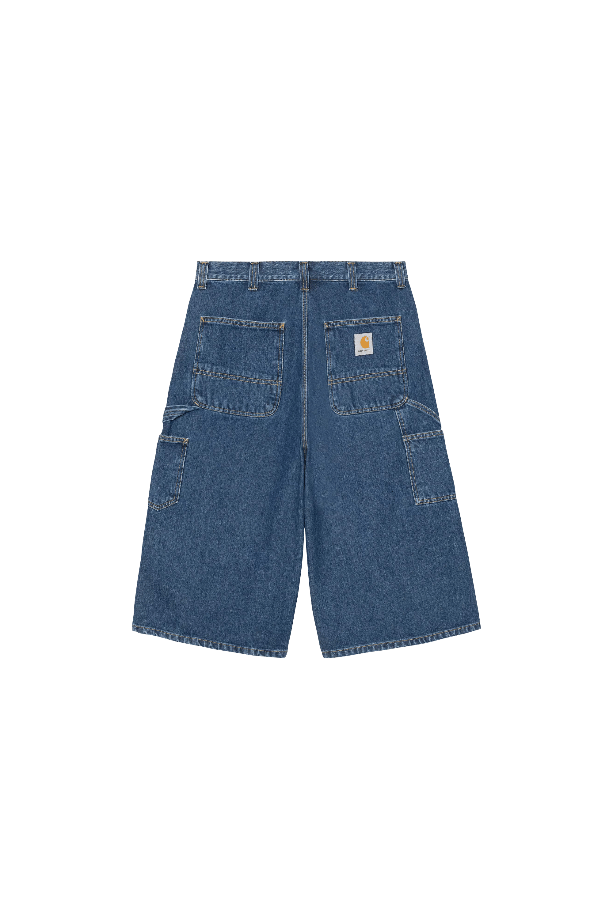 Raw denim oversized Bermuda shorts | Blue CARHARTT WIP Men