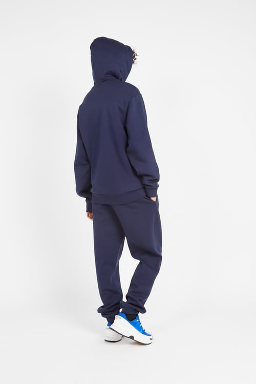 CHAMPION Hoodie Bleu